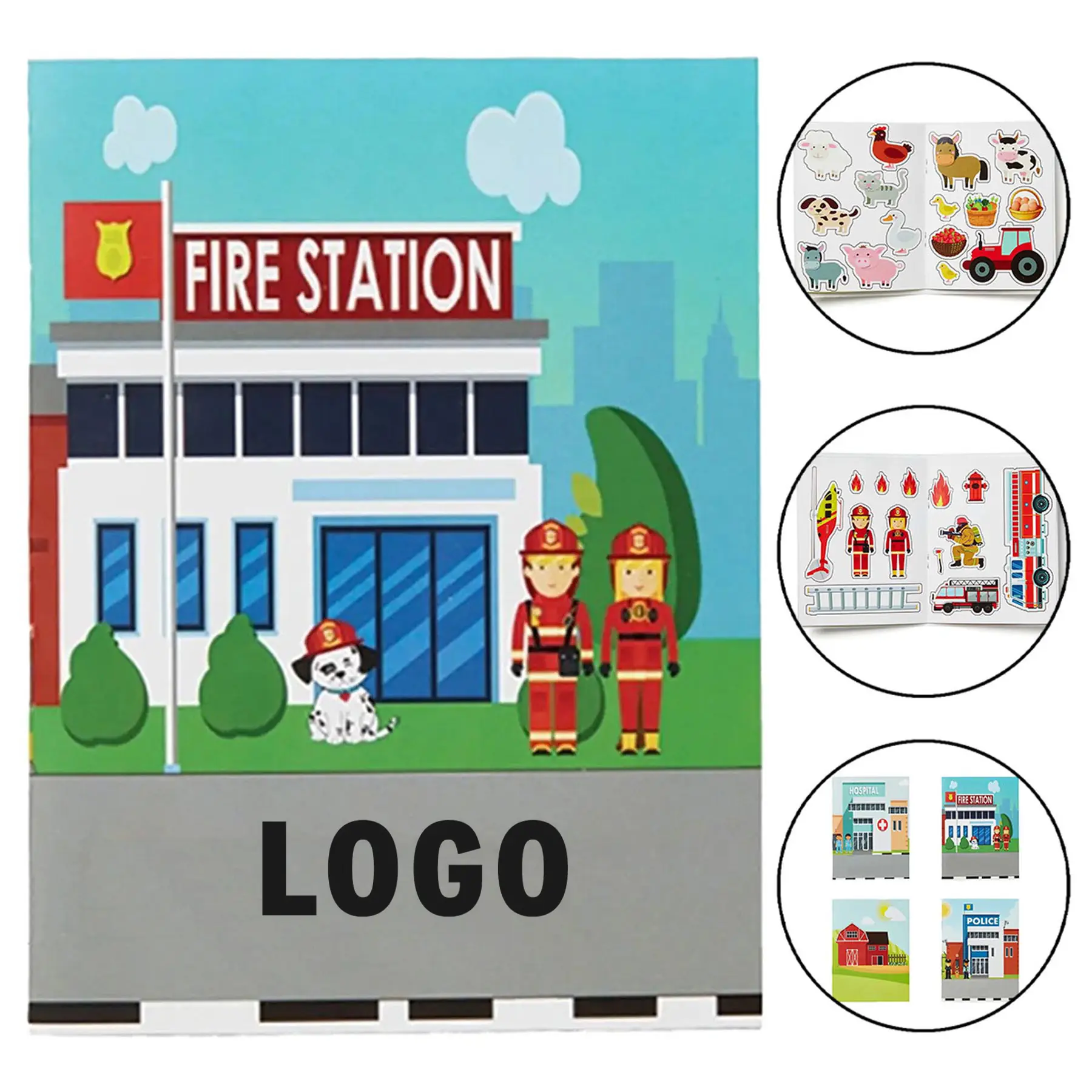 Children's Reusable Sticker Activity Book 2