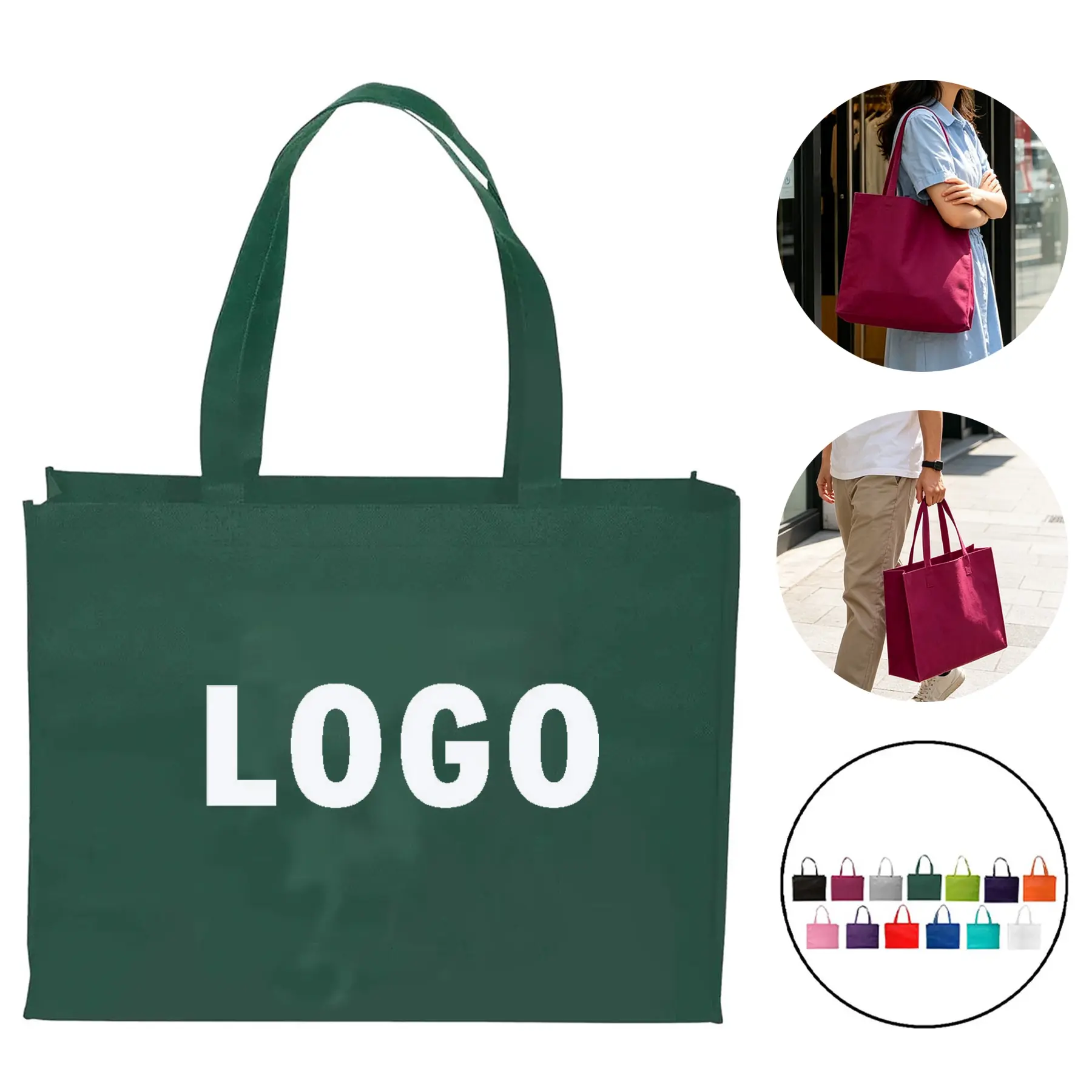 Eco-Friendly Colorful Promotional Tote Bag 2