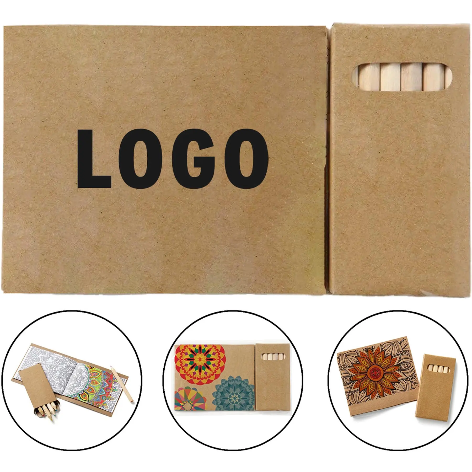 Personalized Coloring Kit with Pencils 2