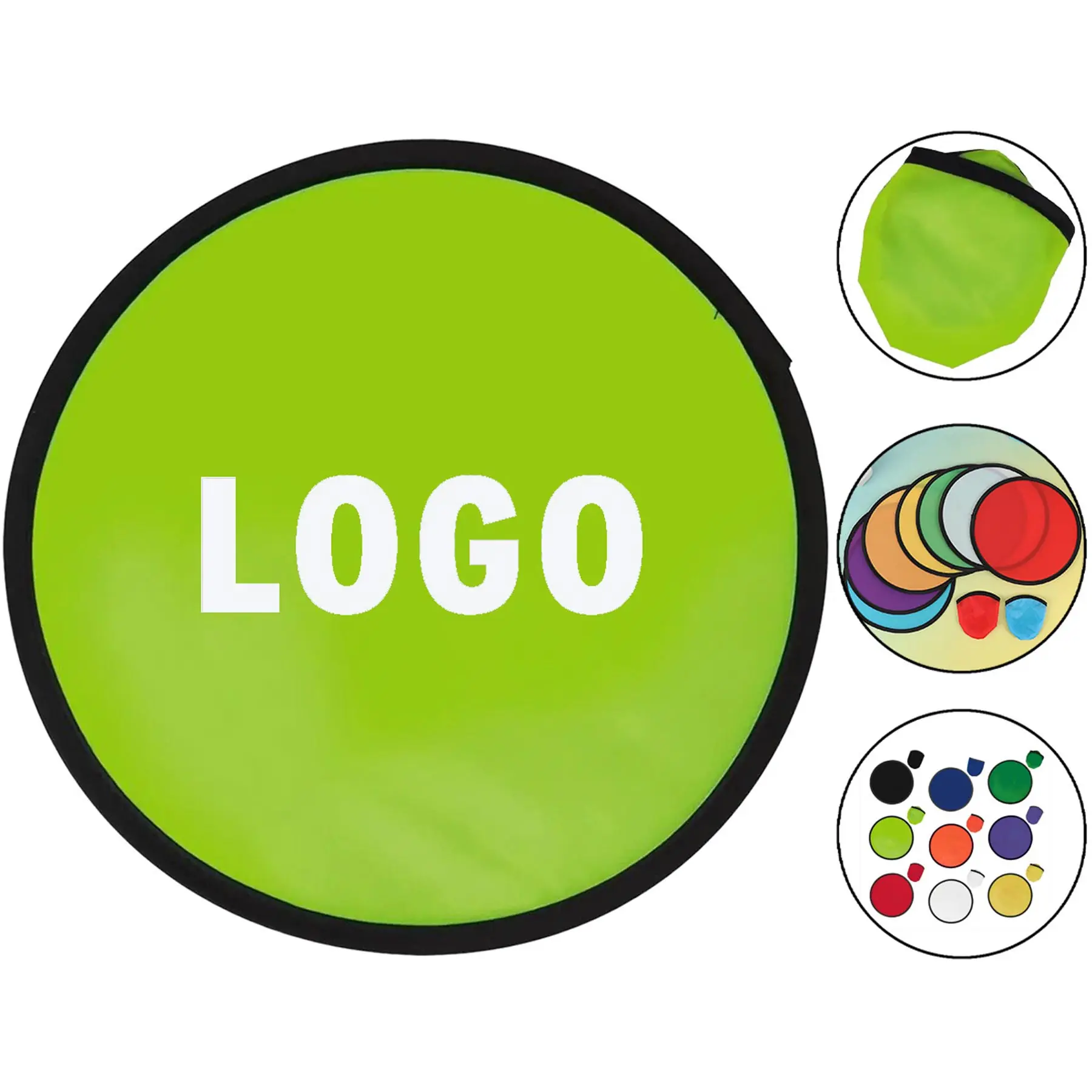 Foldable Colorful Flying Disc Toy 2
