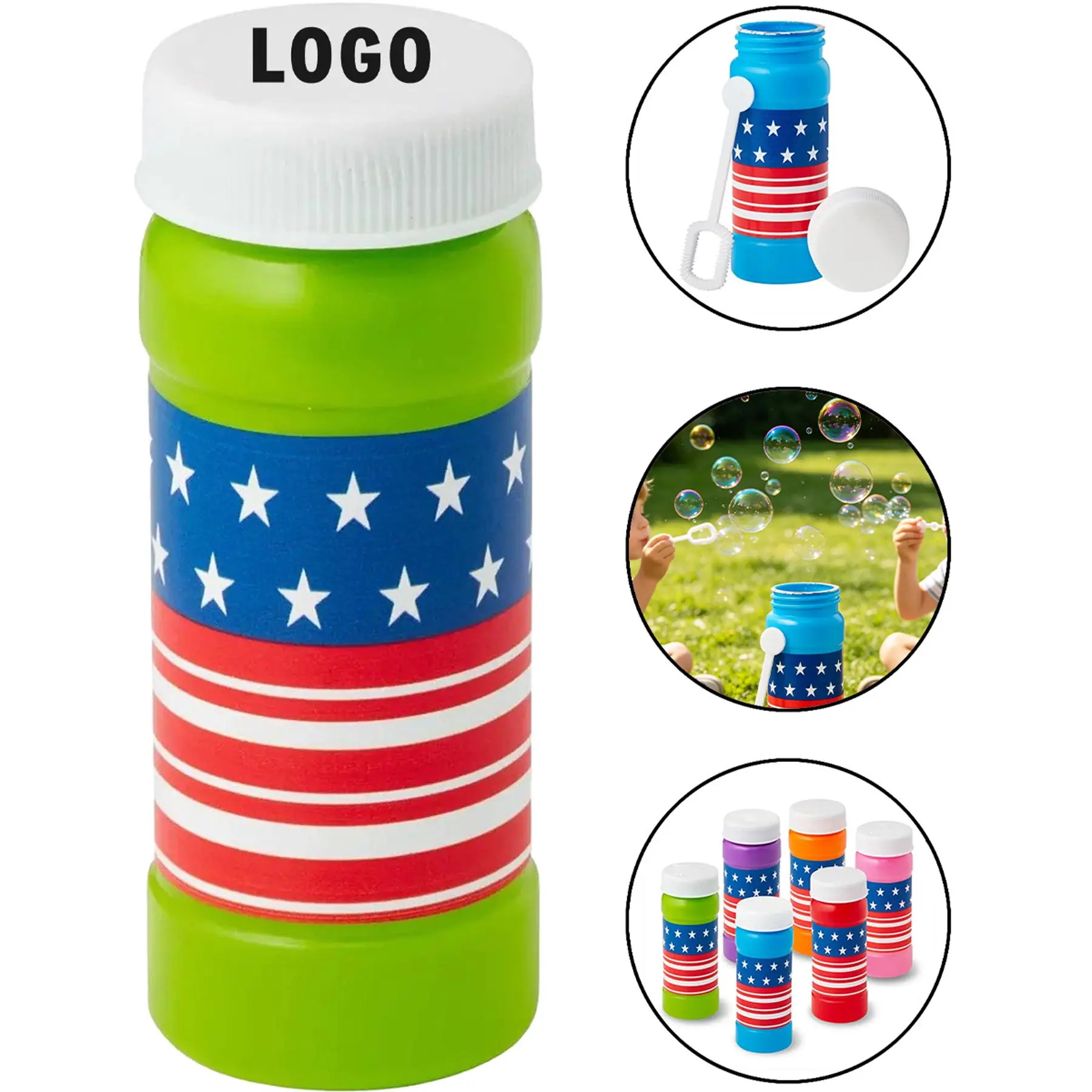 Patriotic Celebration Bubbles 2