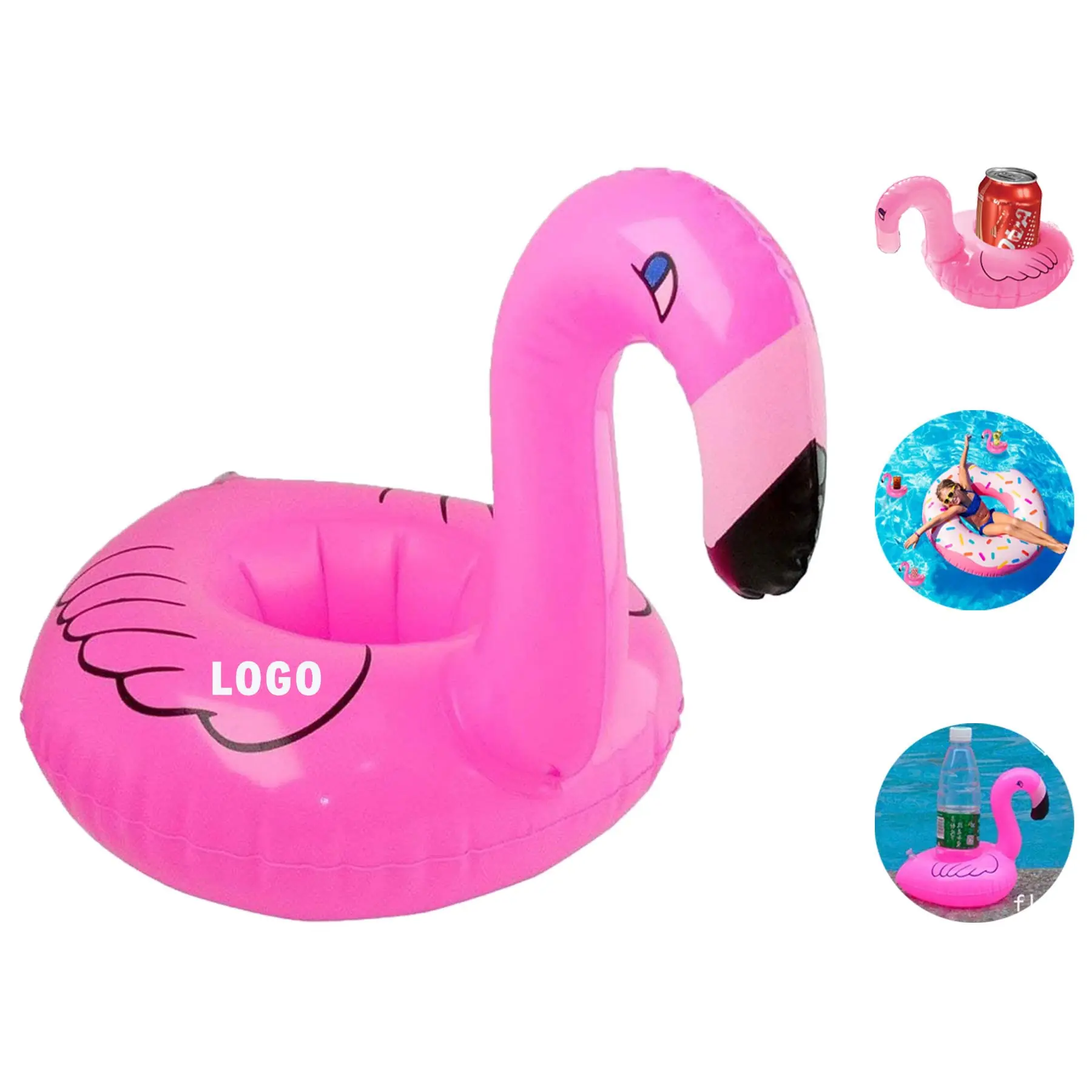 Floating Flamingo Beverage Holder 2