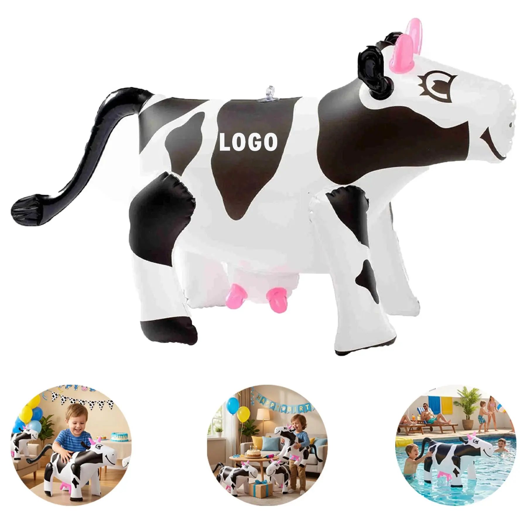 Inflatable Farm Animal - Cow 2
