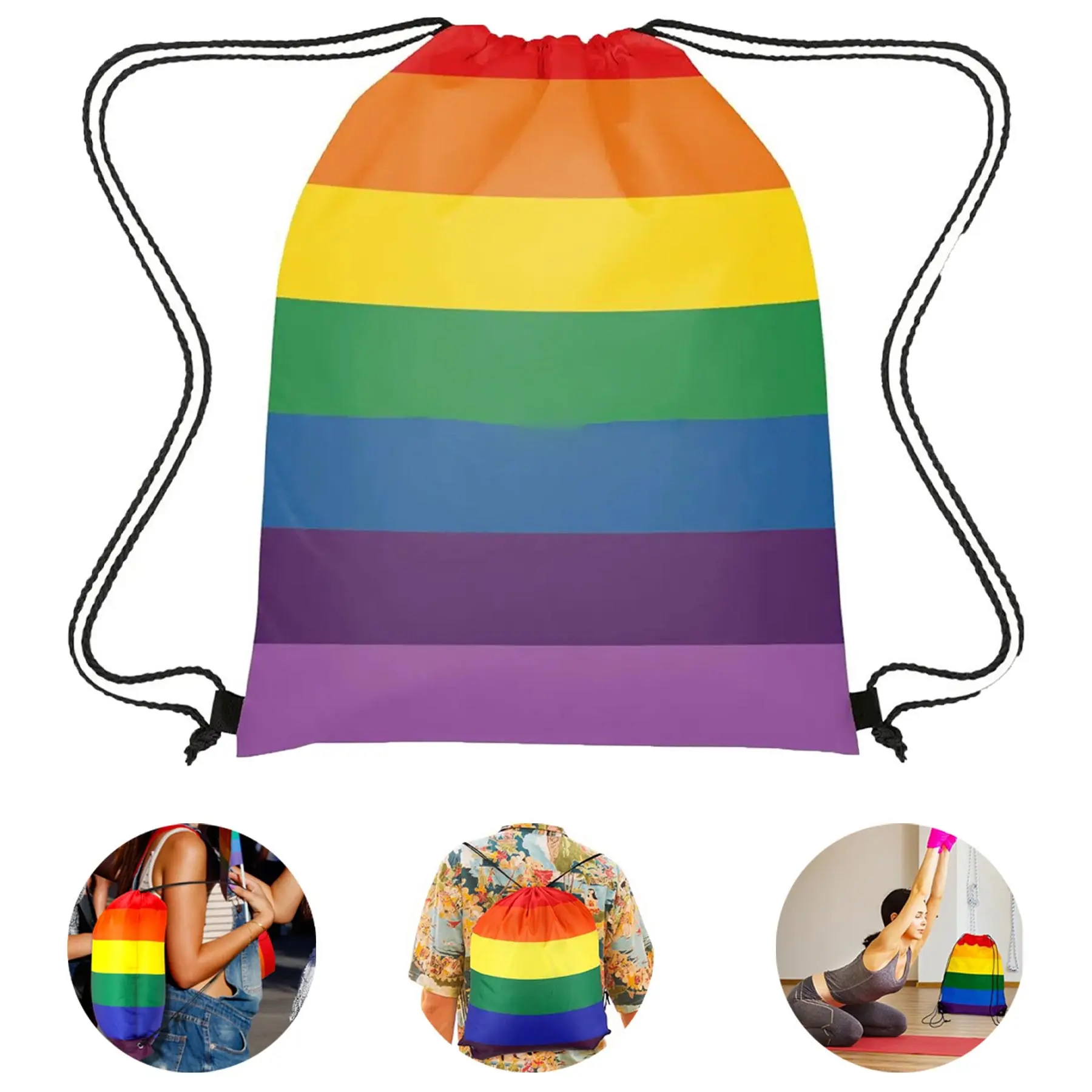 Vibrant Pride Drawstring Bag 2