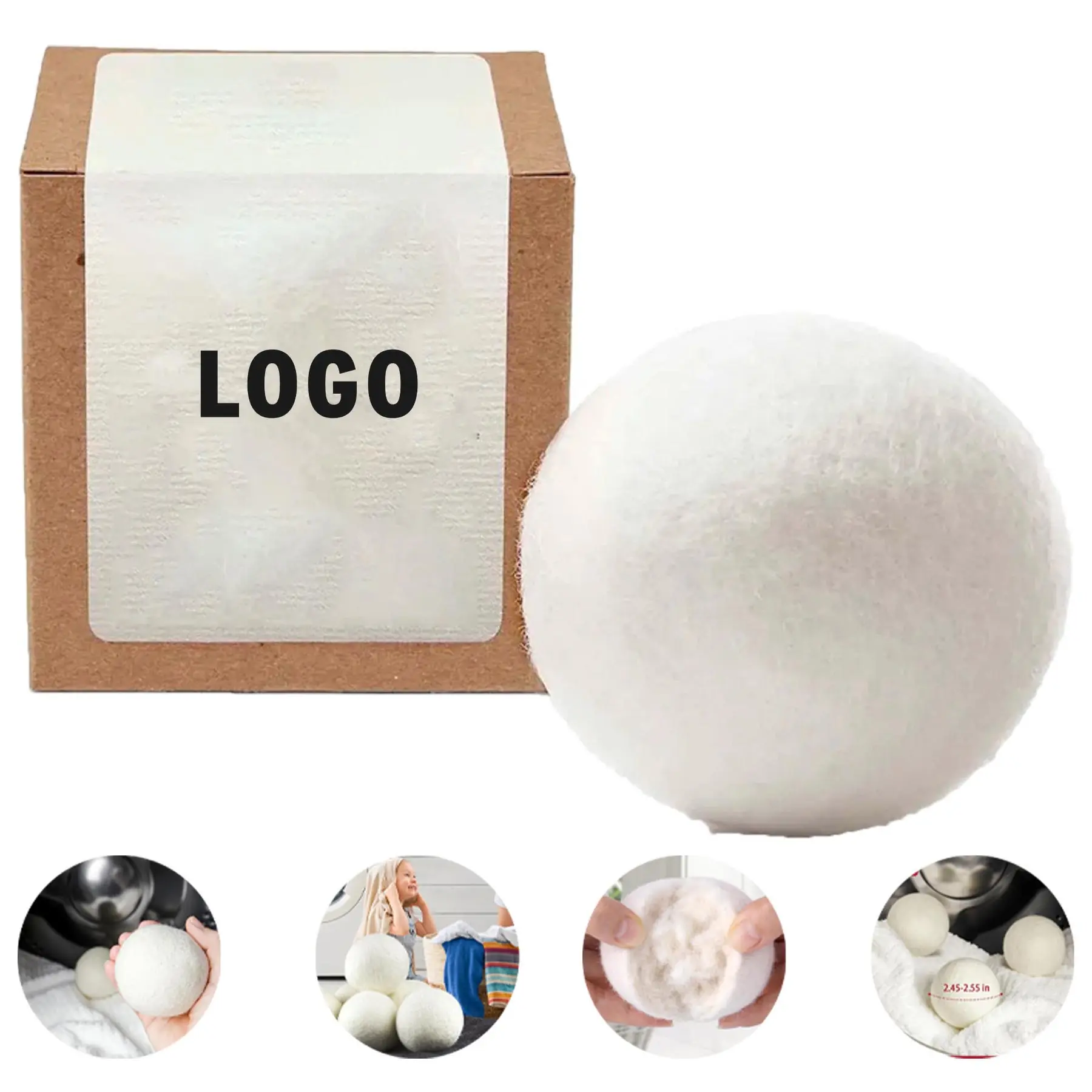 Natural Wool Dryer Ball 2
