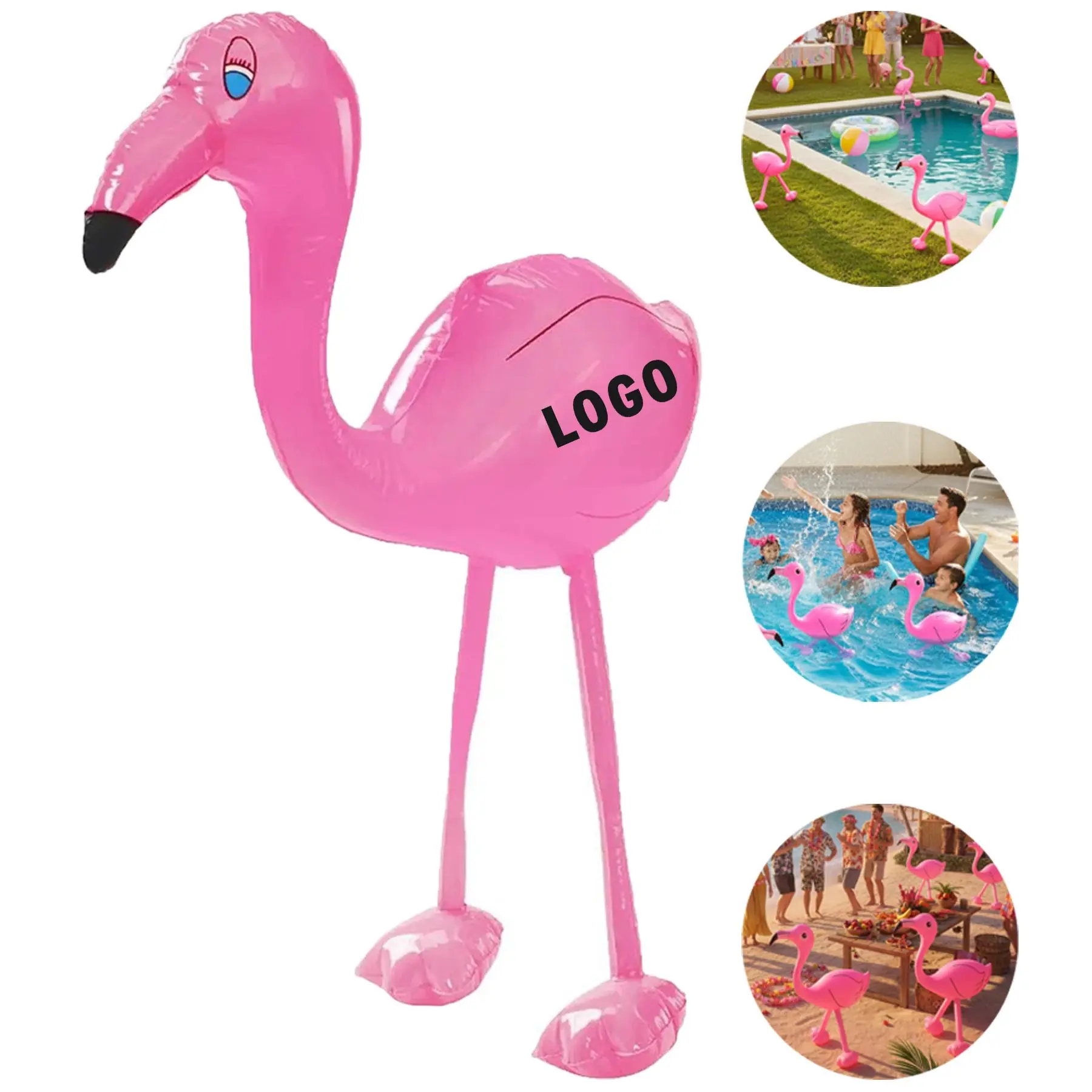 Pink Flamingo Inflatable 2