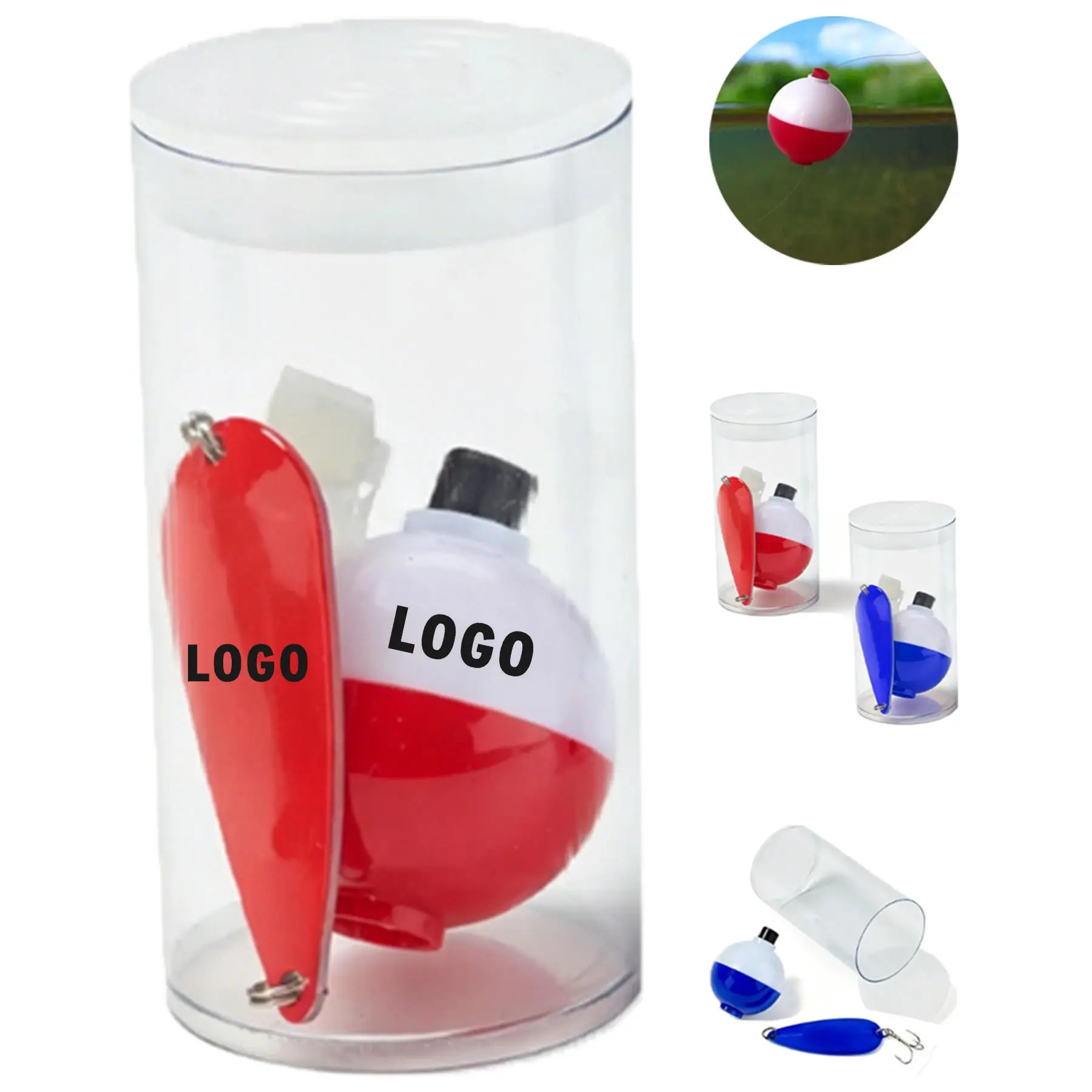 Compact Spoon Lure and Float Set 2
