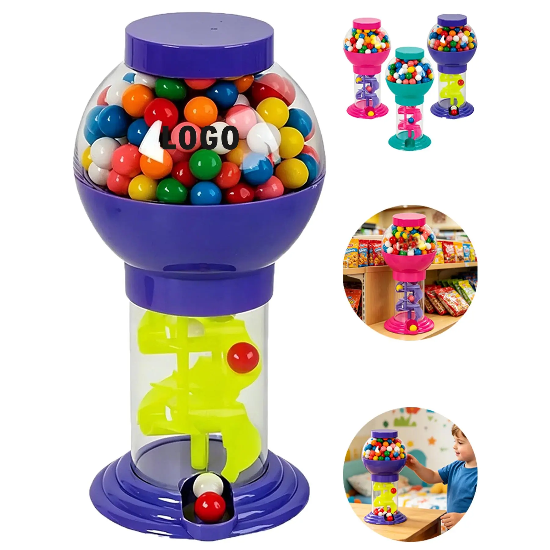 Colorful Spiral Candy Dispenser 2