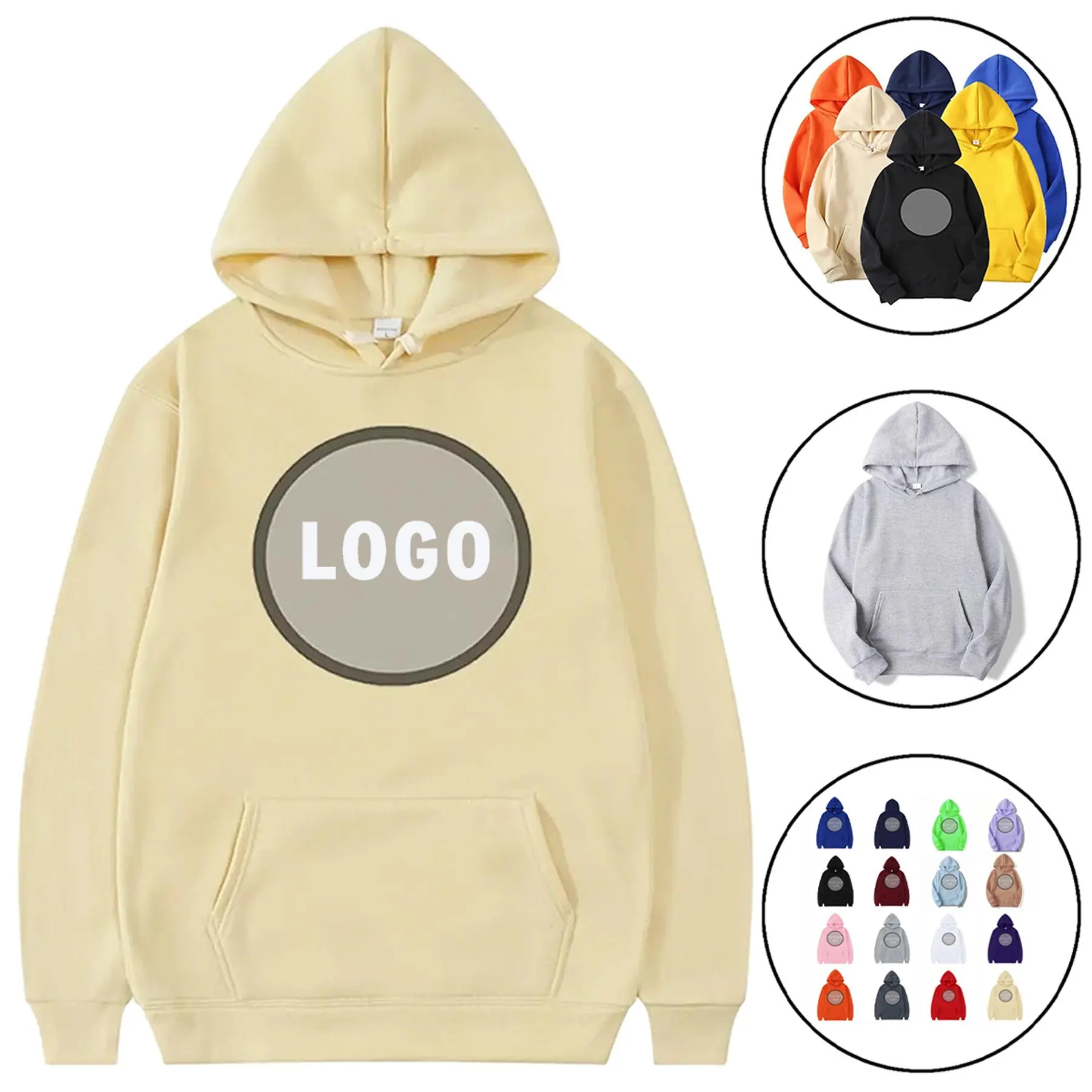 Colorful Promotional Hooded Sweatshirt 2
