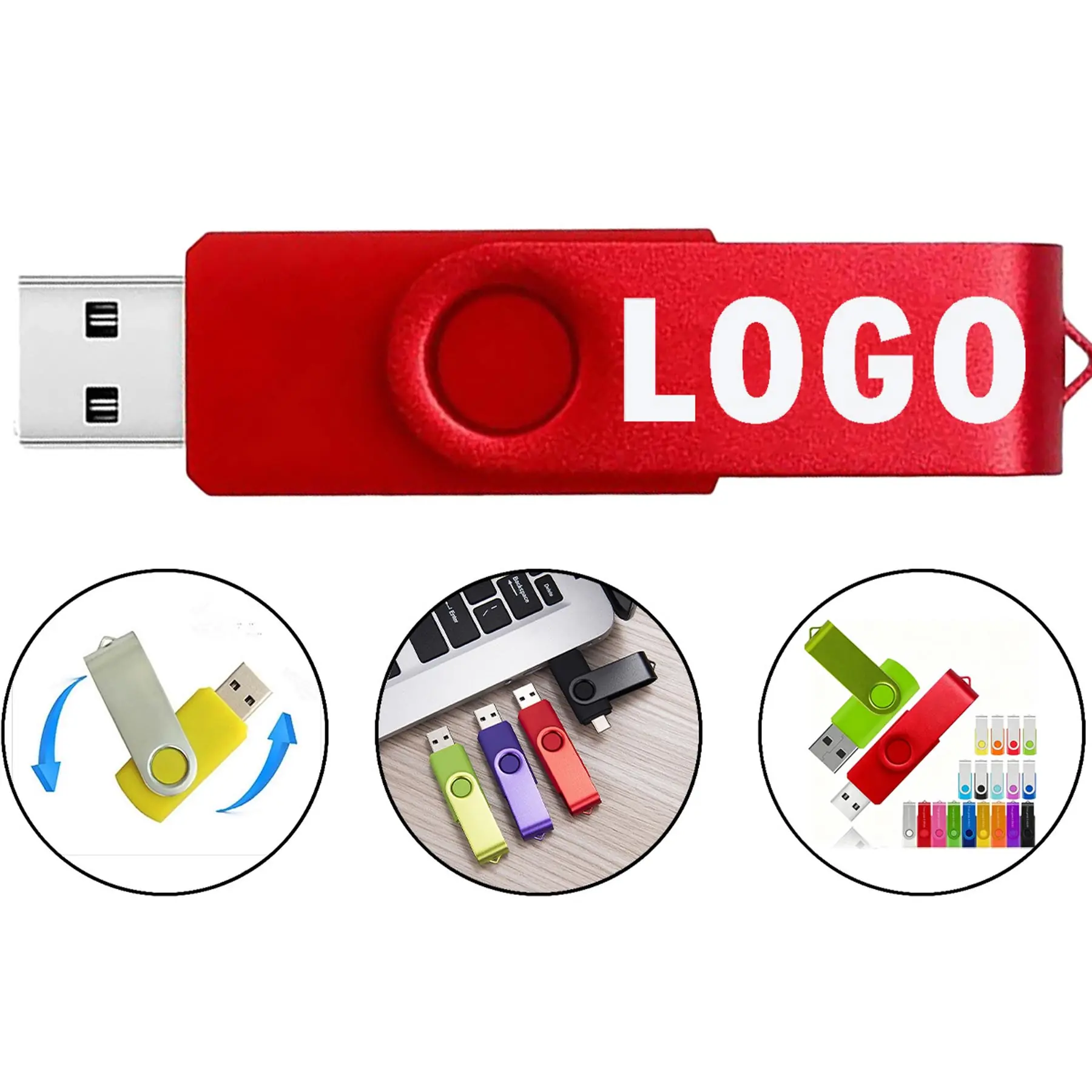 Swivel USB Memory Sticks 2