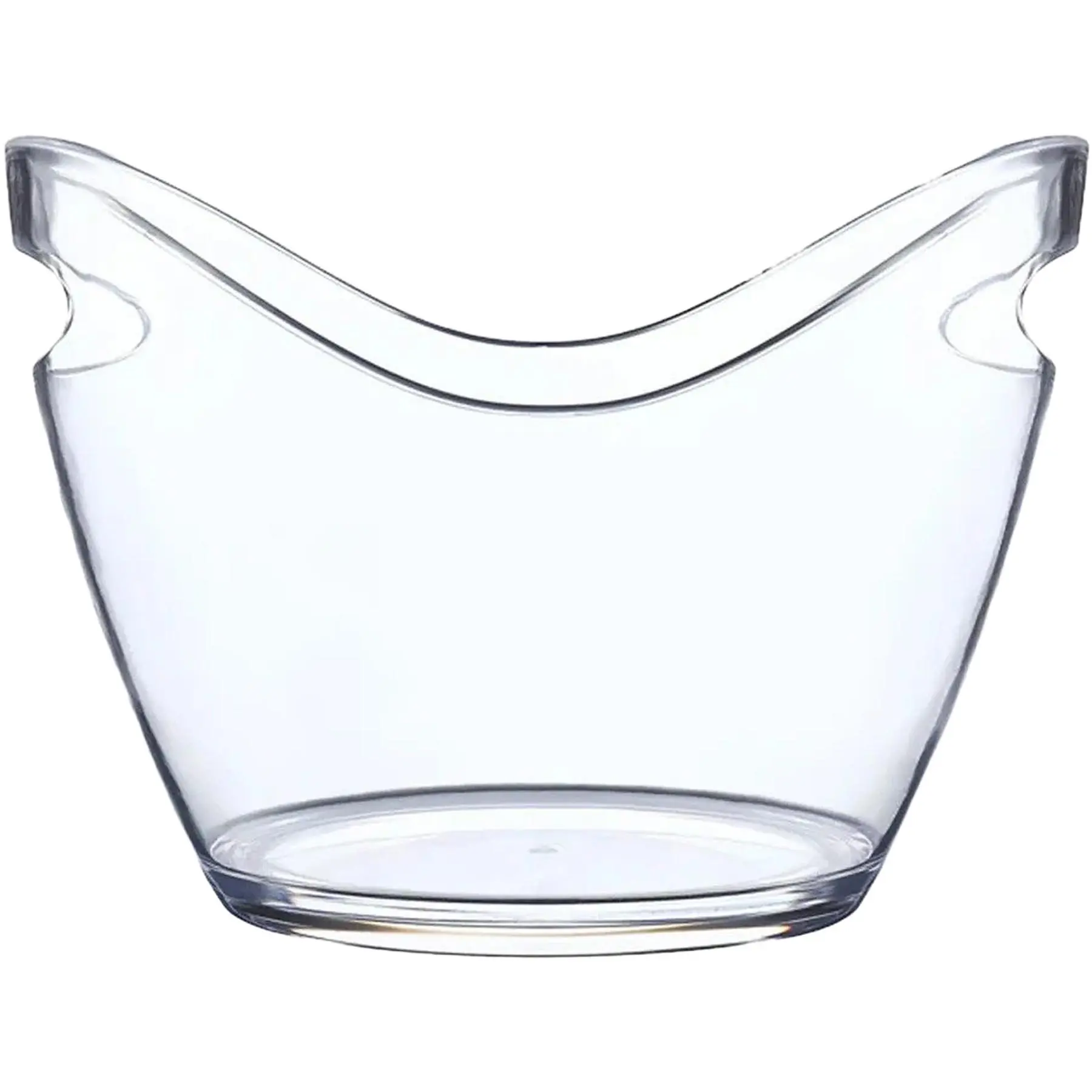 Premium Clear Acrylic Ice Bucket with Handle