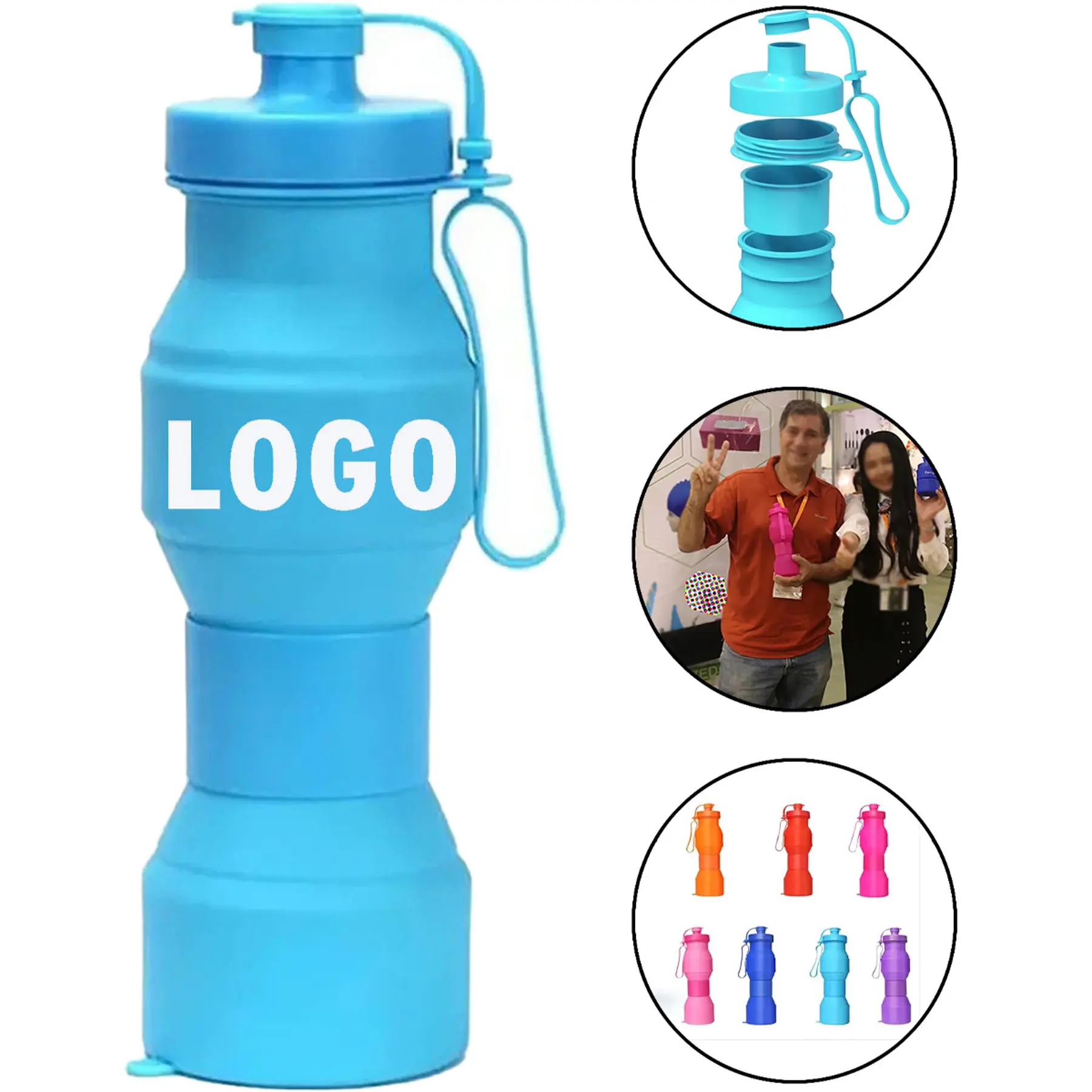 Flexible Silicone Travel Bottle 2