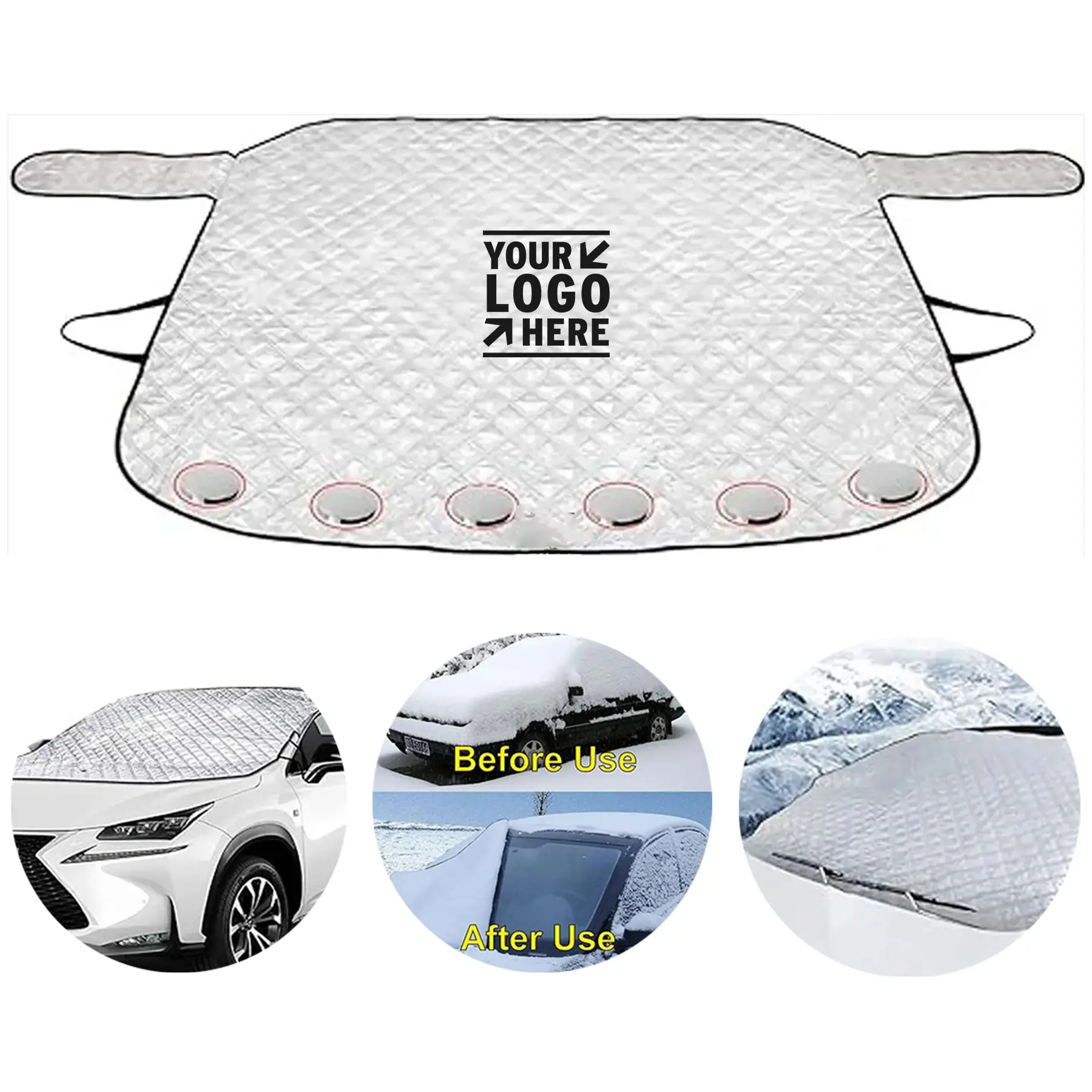 Magnetic Windshield Winter Cover 2
