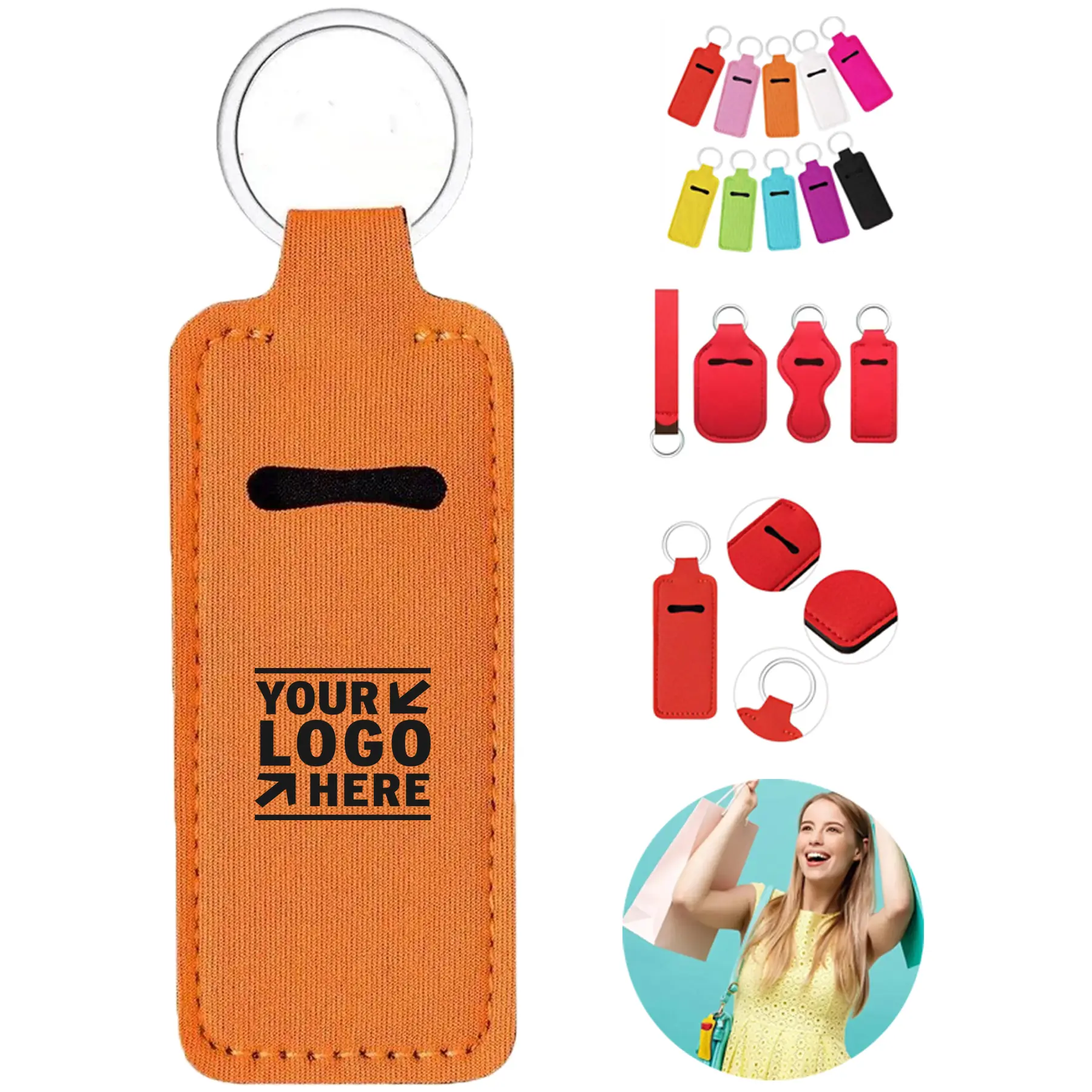 Portable Lipstick Holder Keychain 2