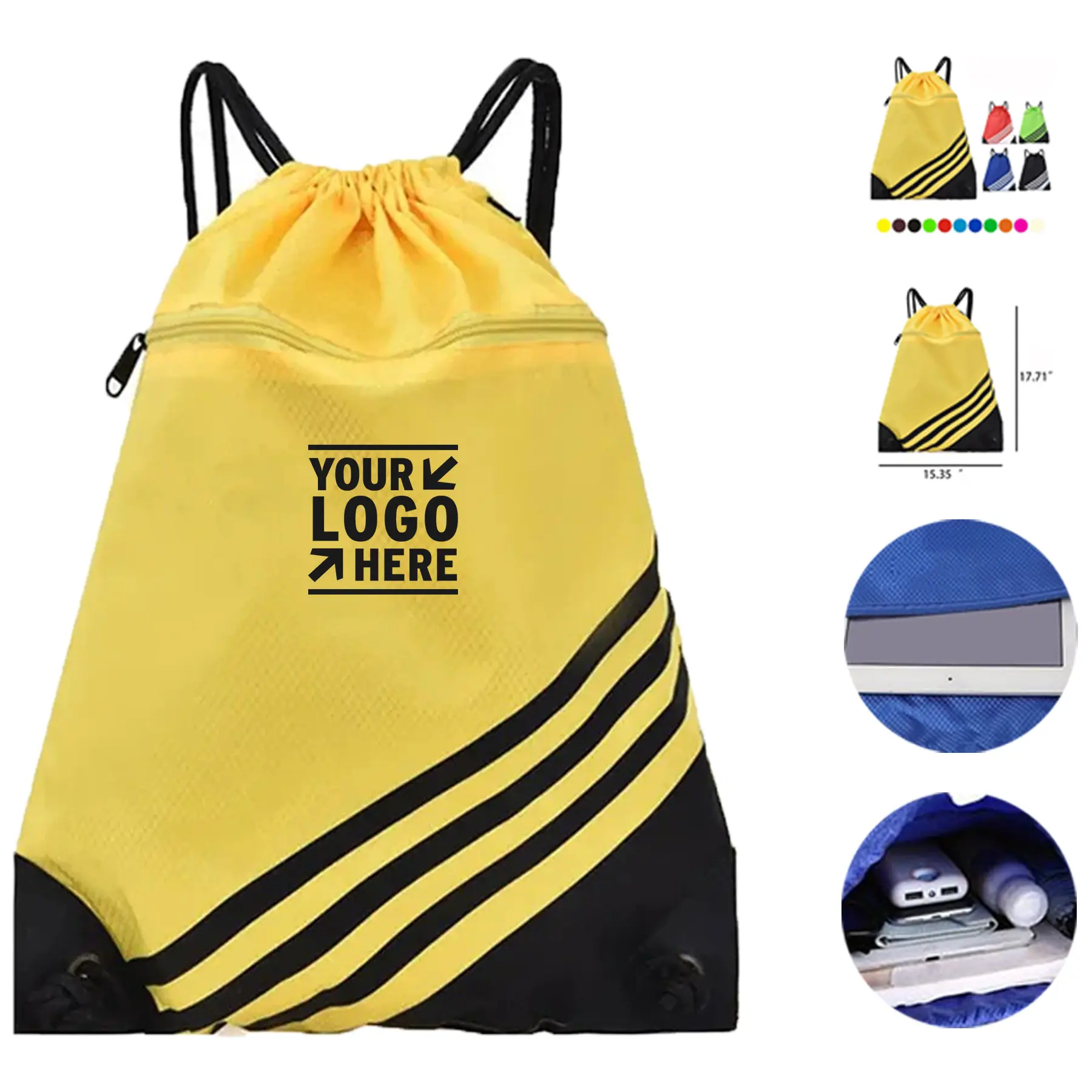 Compact Drawstring Sports Bag 2