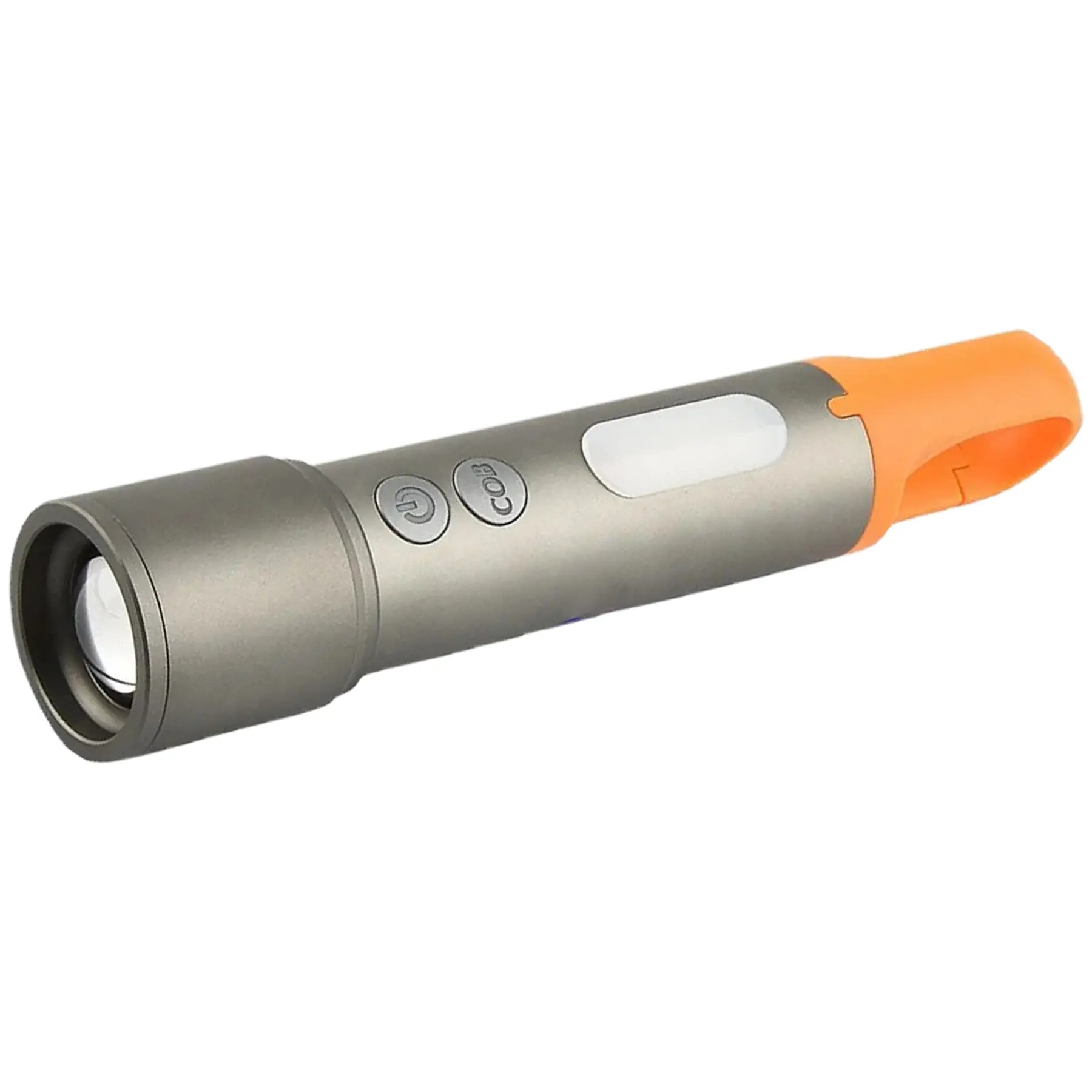 Rechargeable Dual-Light Aluminum Flashlight