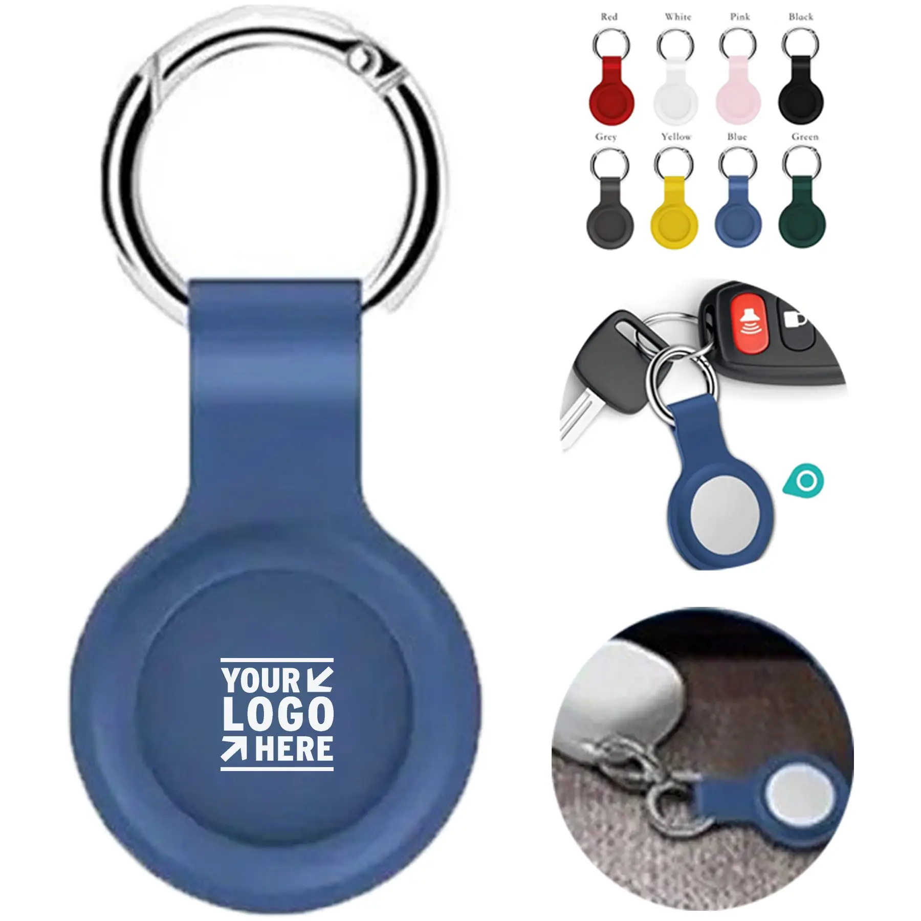 Premium Leather Key Tag Holder 2