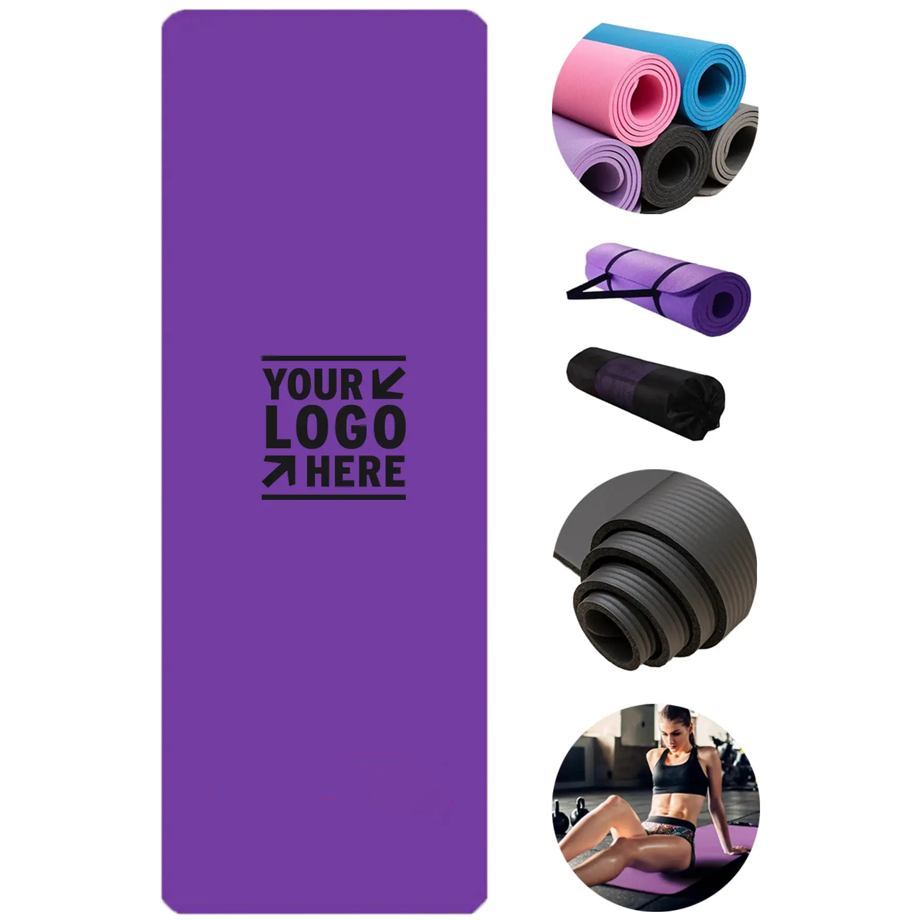 Premium Multicolored Professional Thick Yoga Mat 2