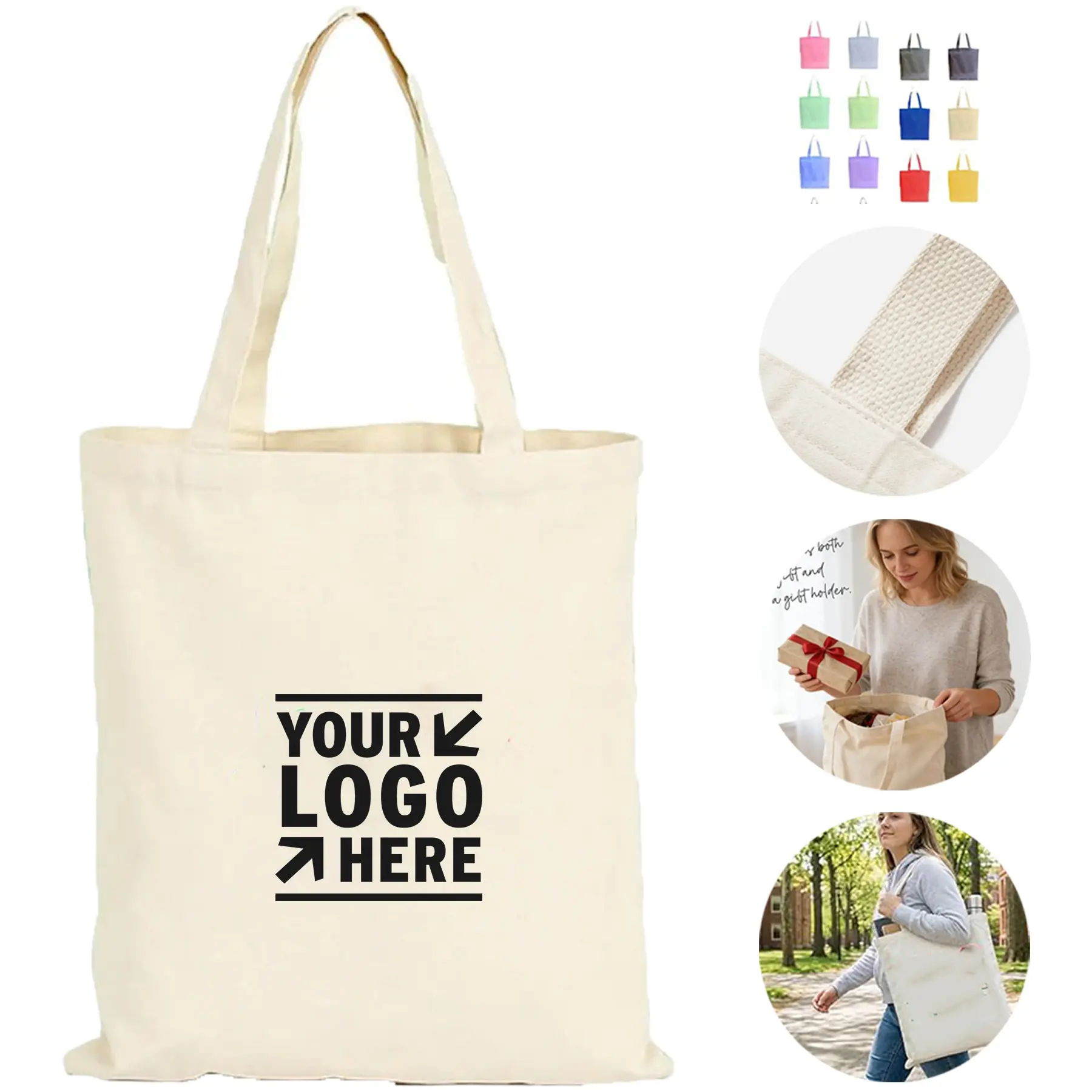 Customizable Canvas Carryall Bag 2