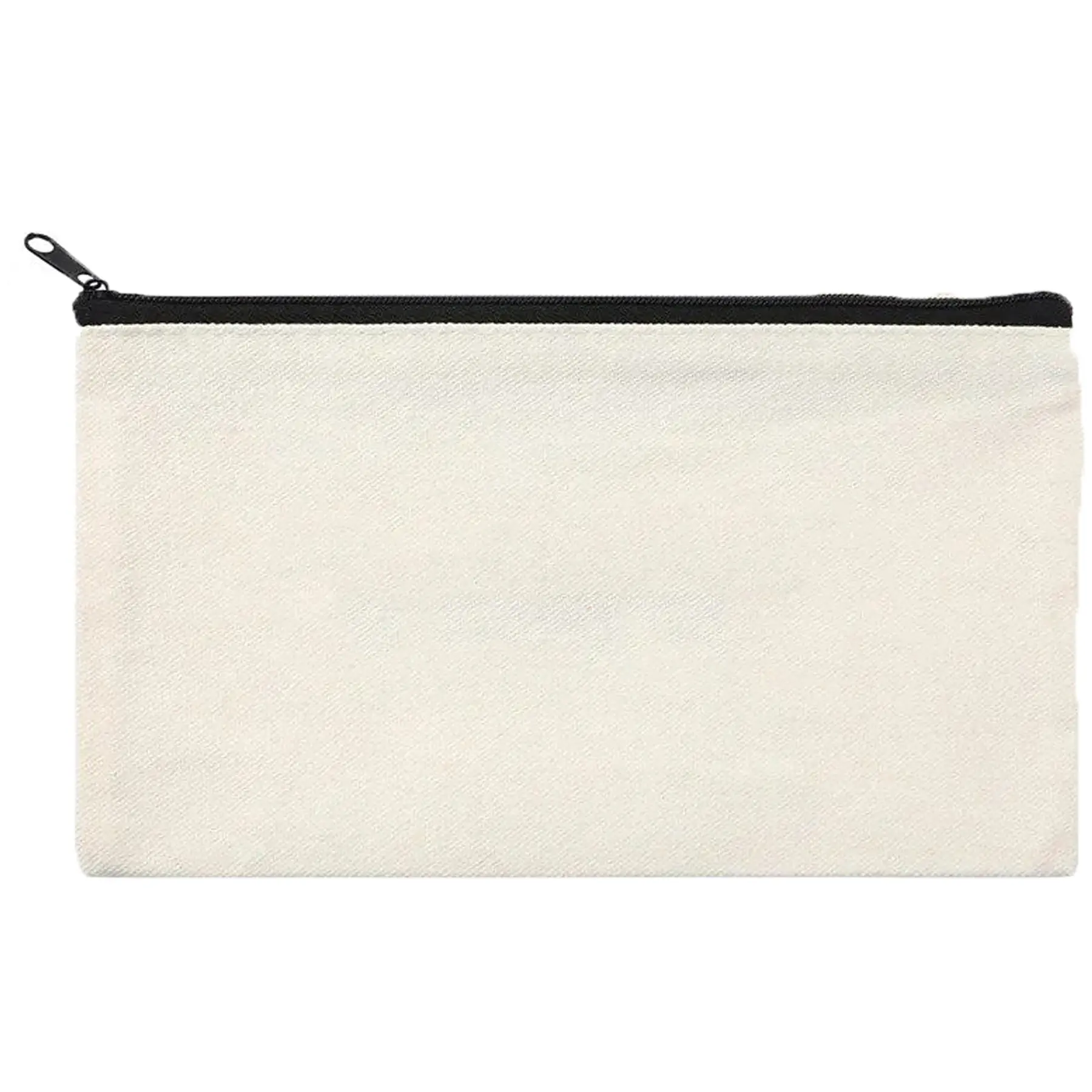 Customizable Canvas Zipper Pouch