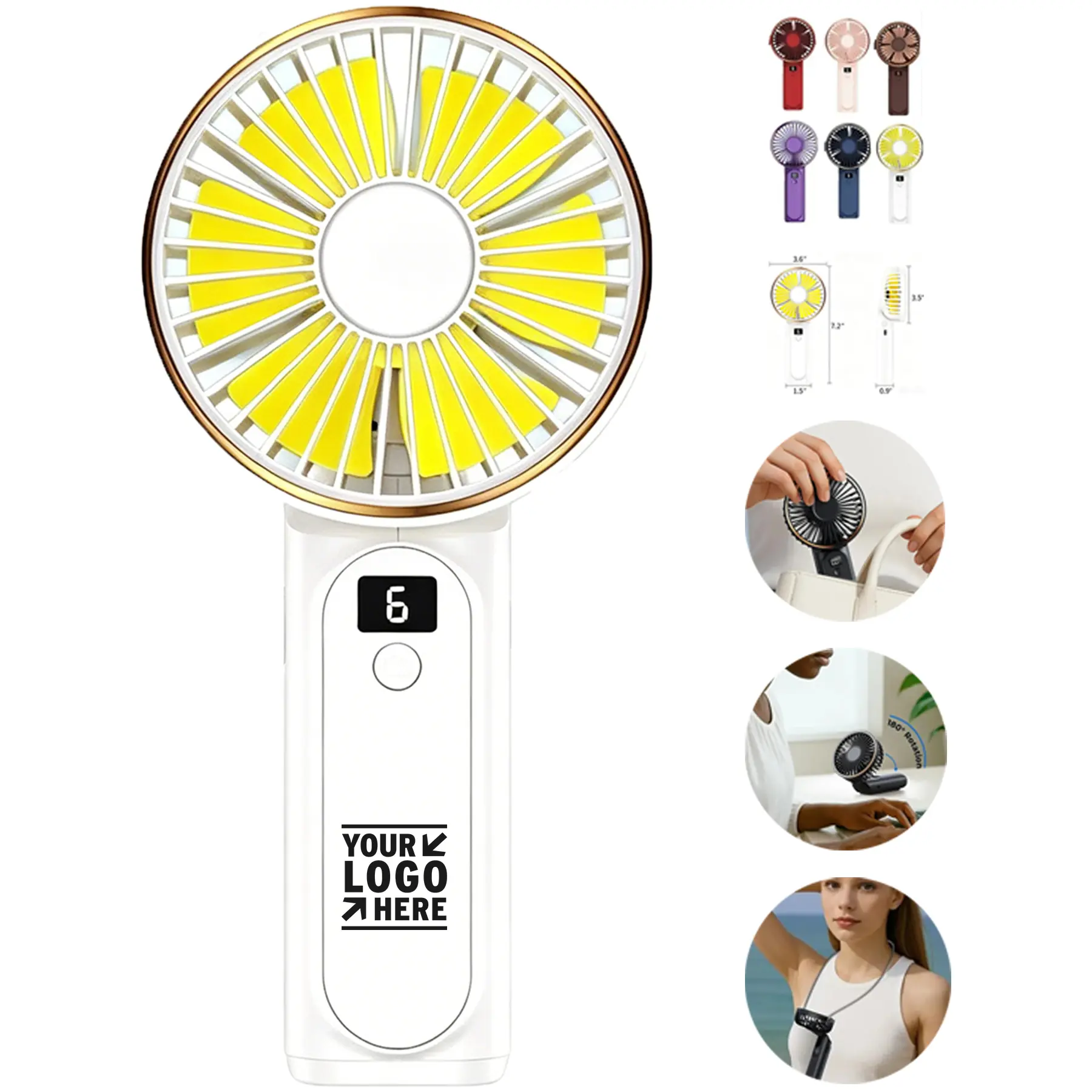 Compact Rechargeable Personal Fan 2