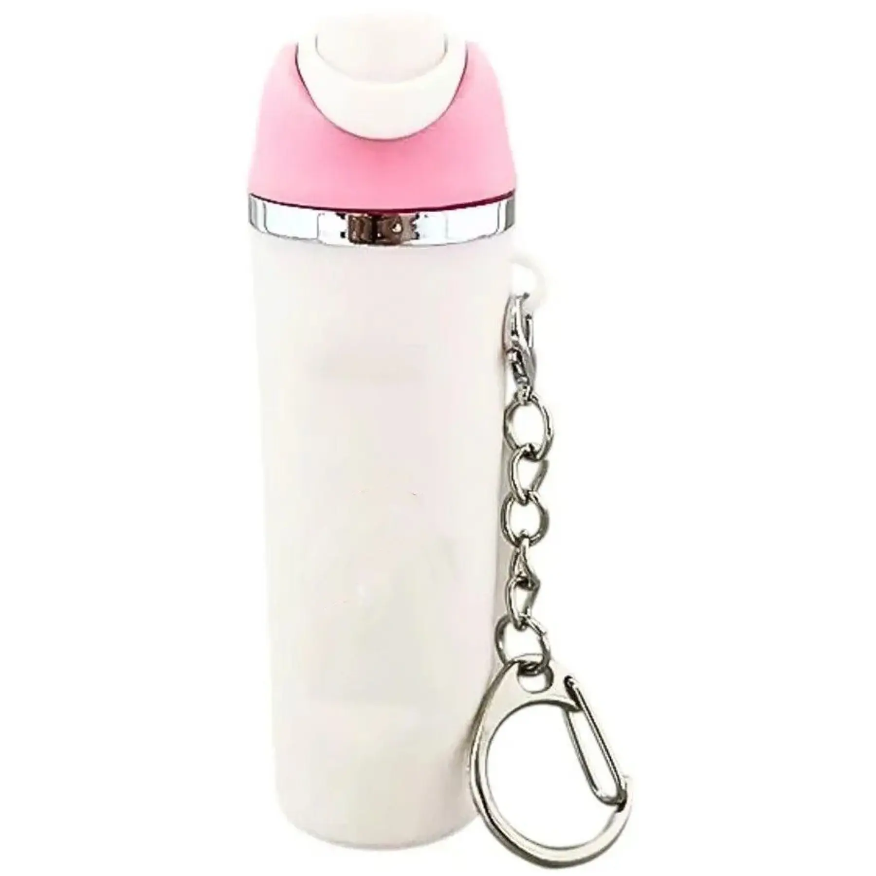 Charming Mini Tumbler Keychain with Lip Balm Compartment