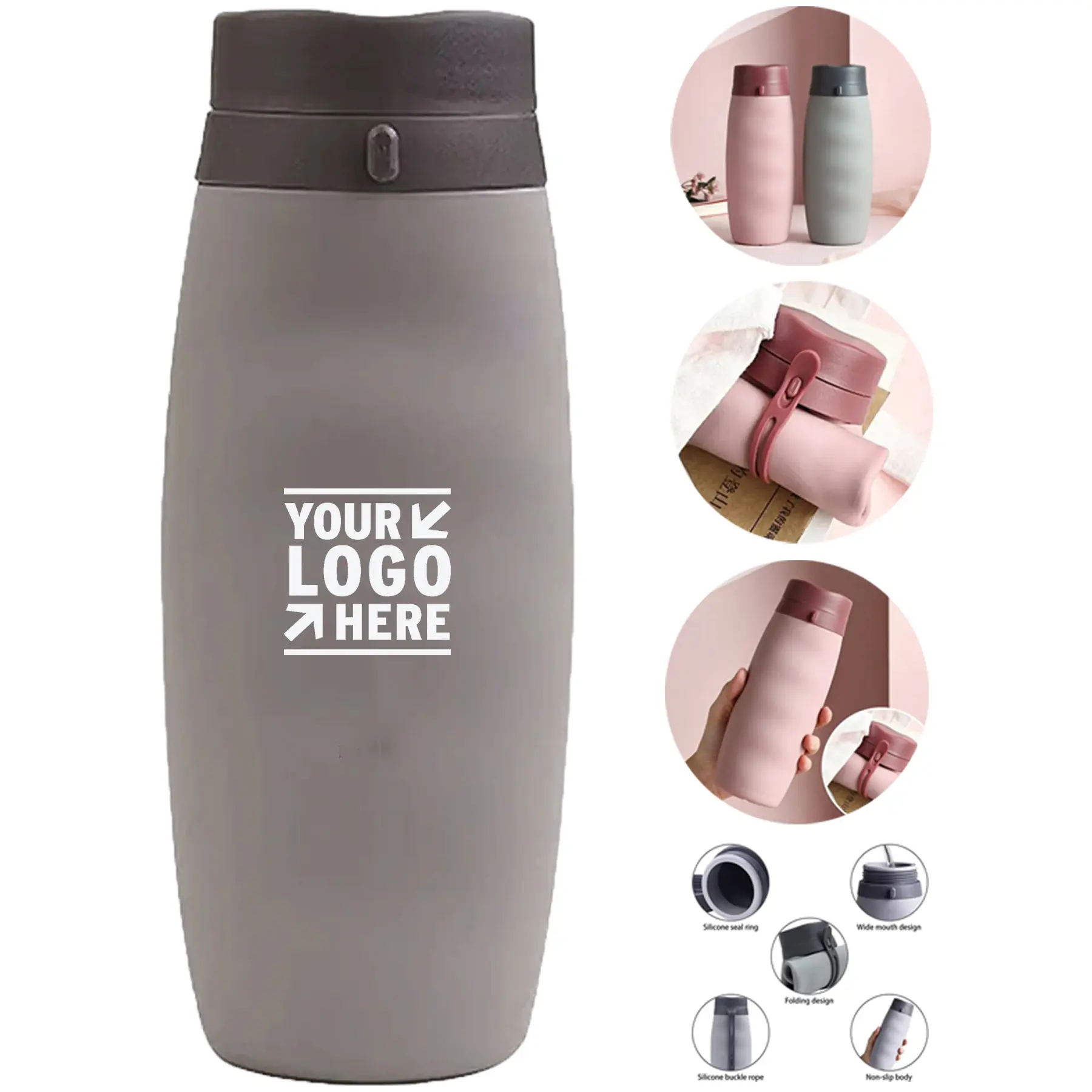 Collapsible Silicone Drink Container 2