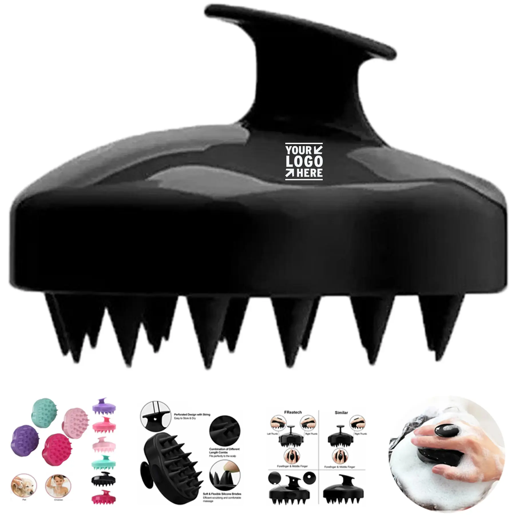Gentle Scalp Massage Brush 2