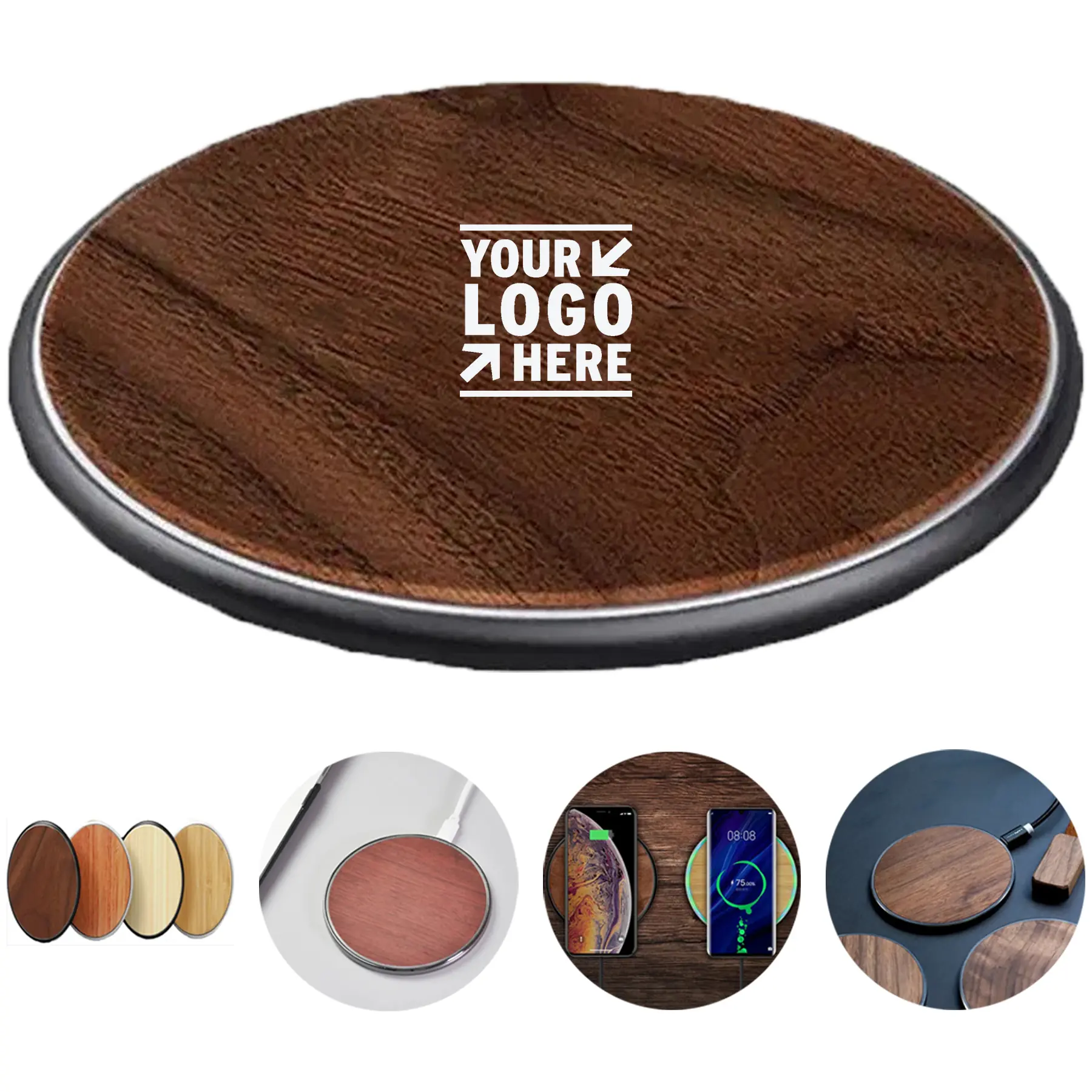 Natural Wood Magnetic Charger 2