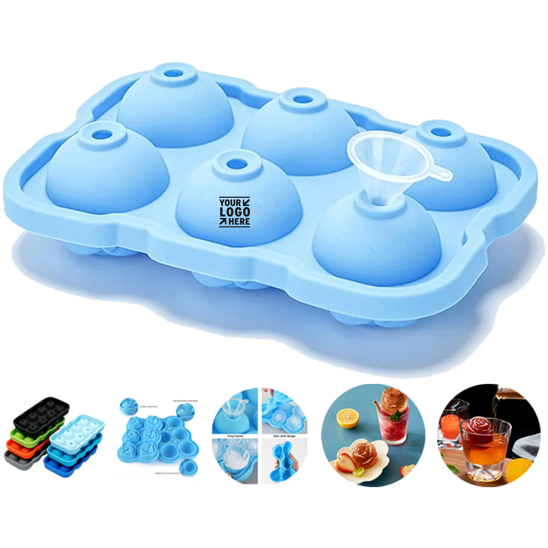 Floral Silicone Ice Cube Mold 2