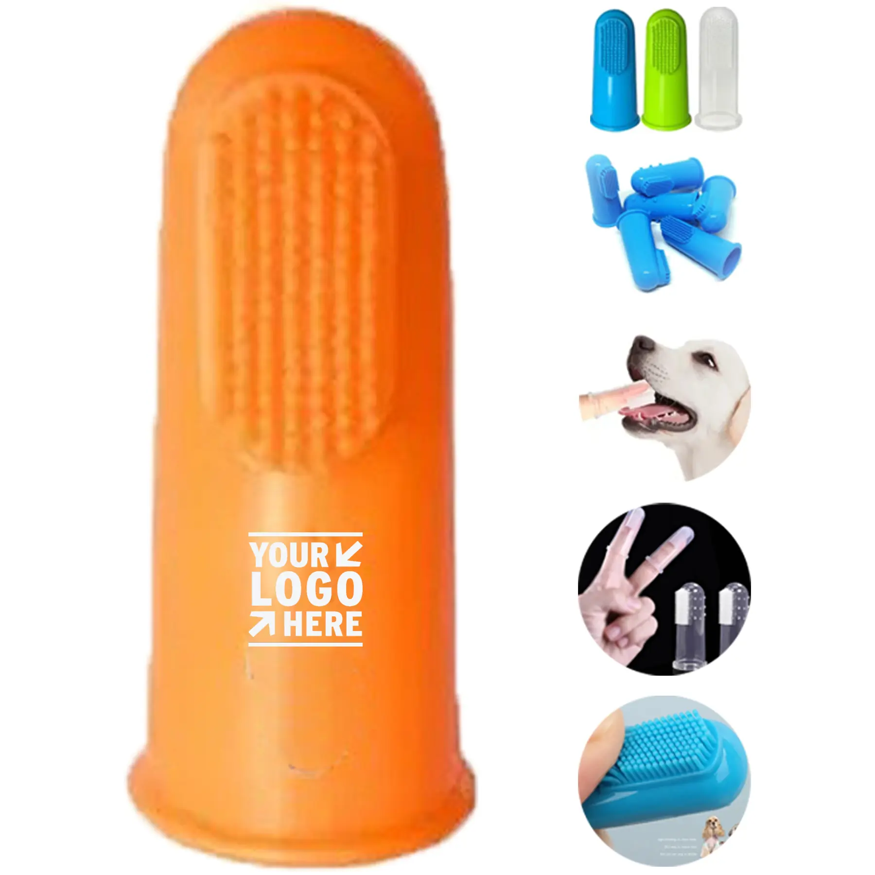 Pet Dental Finger Brush 2