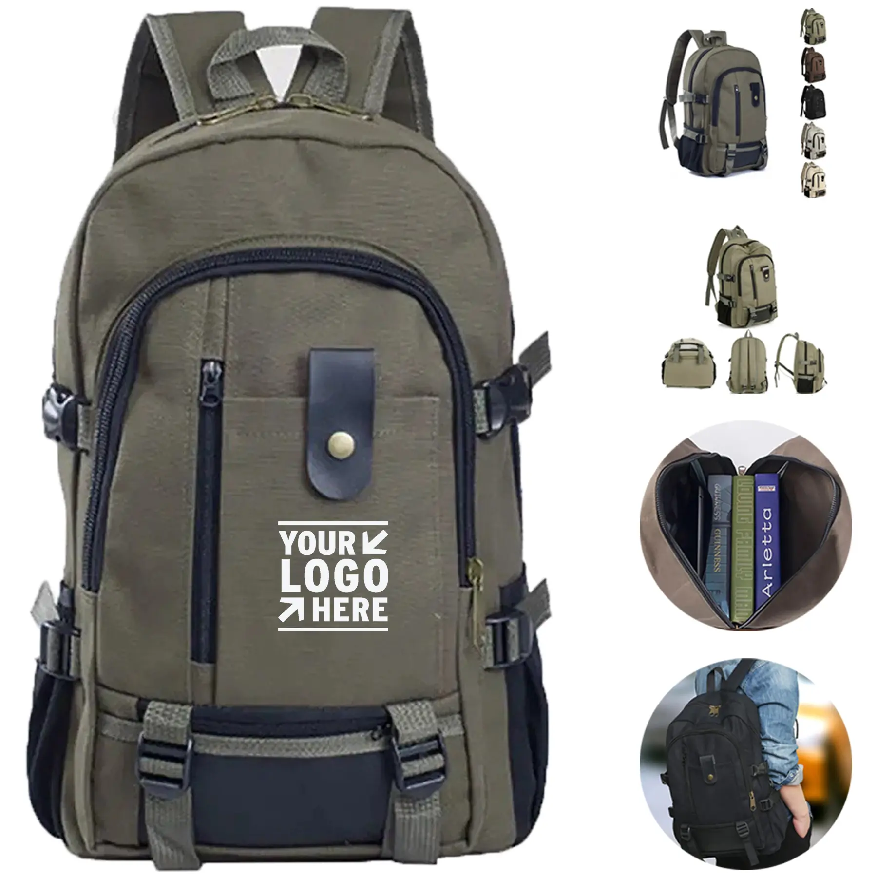 Urban Explorer Canvas Backpack 2
