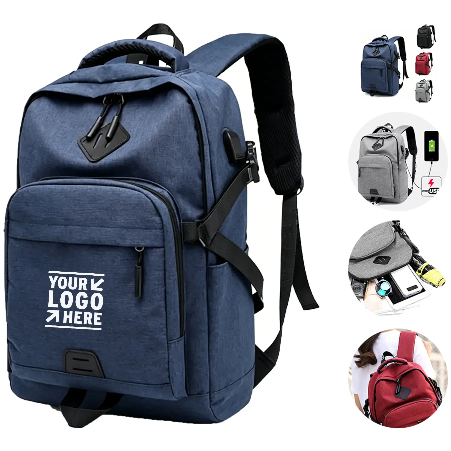 Universal USB Charging Backpack 2