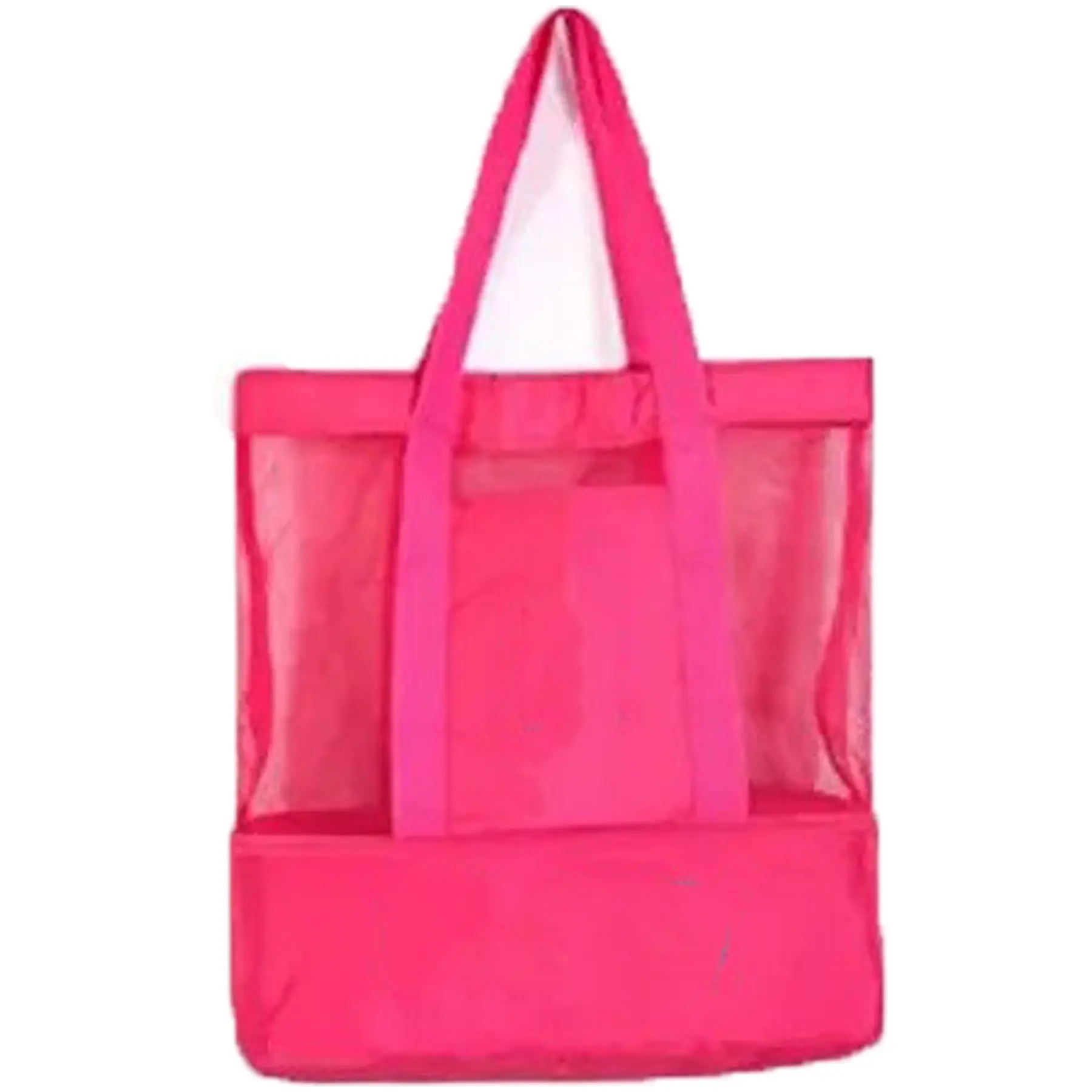 Versatile Dual-Compartment Mesh Tote