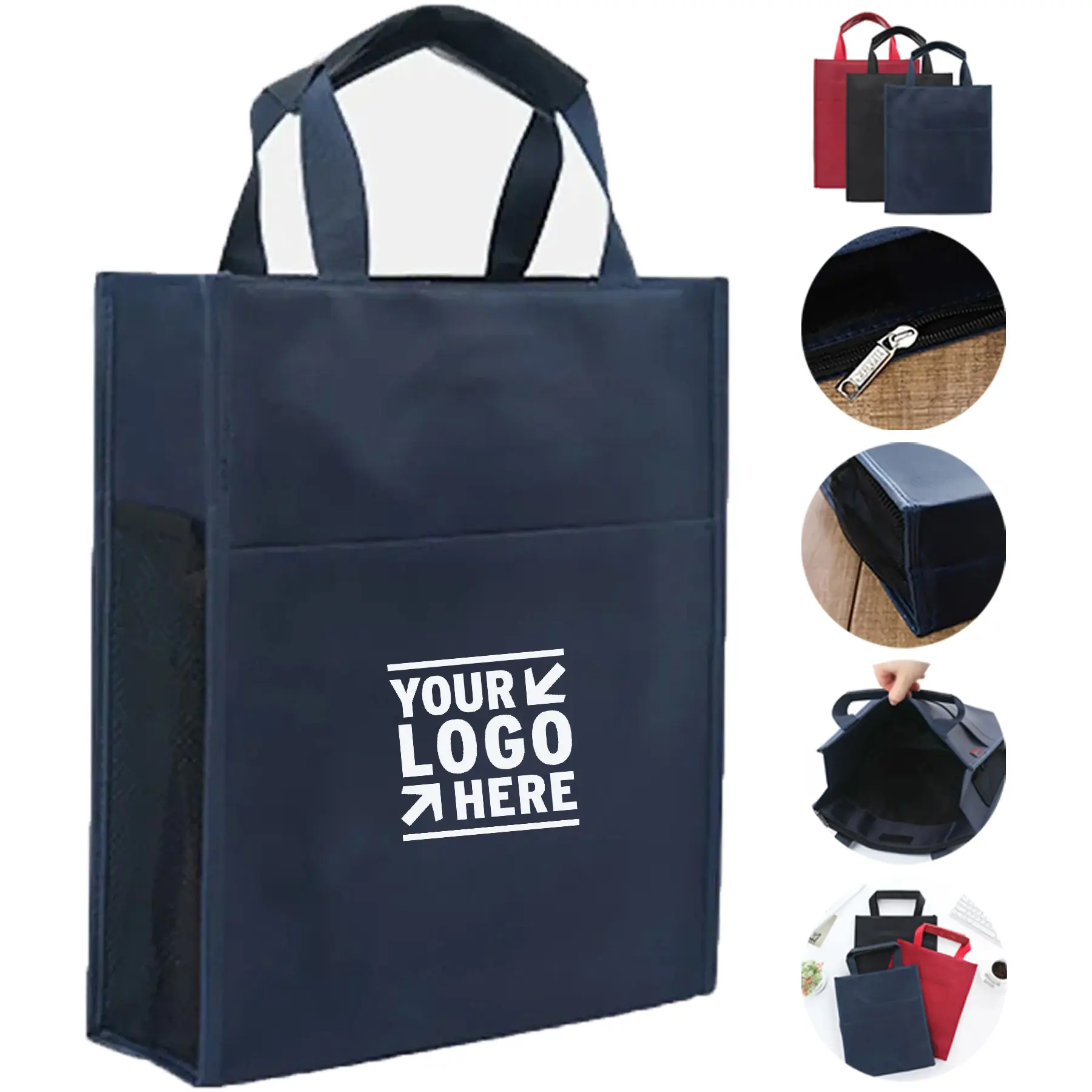 Corduroy Carryall Tote 2