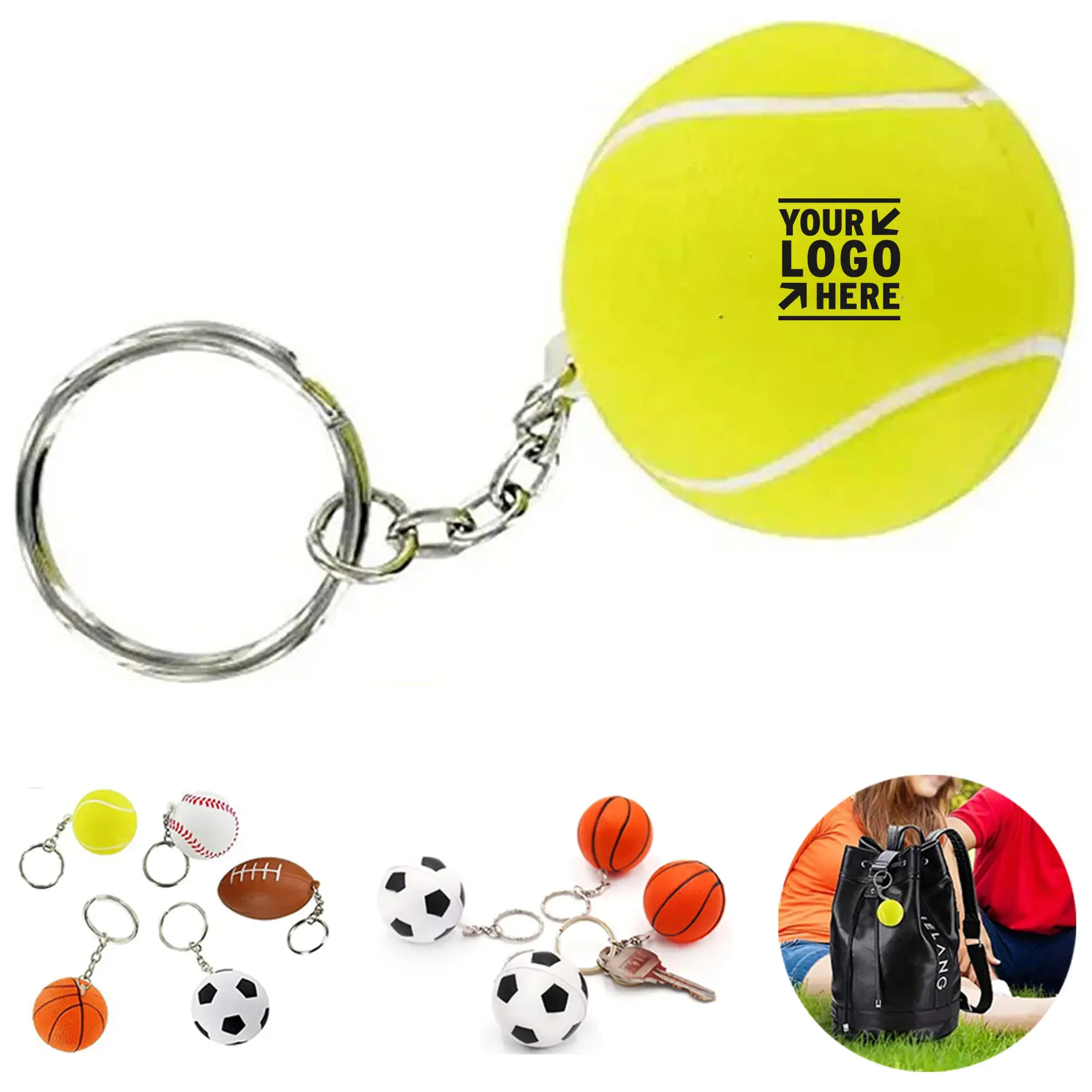 Sporty Key Charms 2