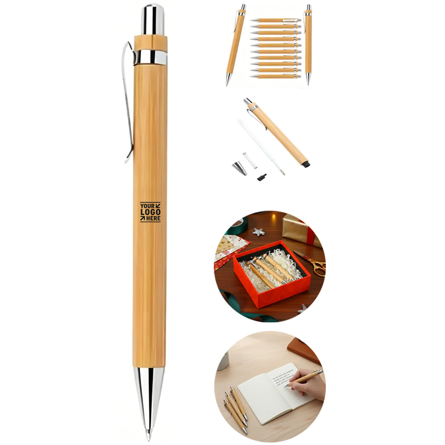 Eco-Friendly Bamboo Stylus Pen 2