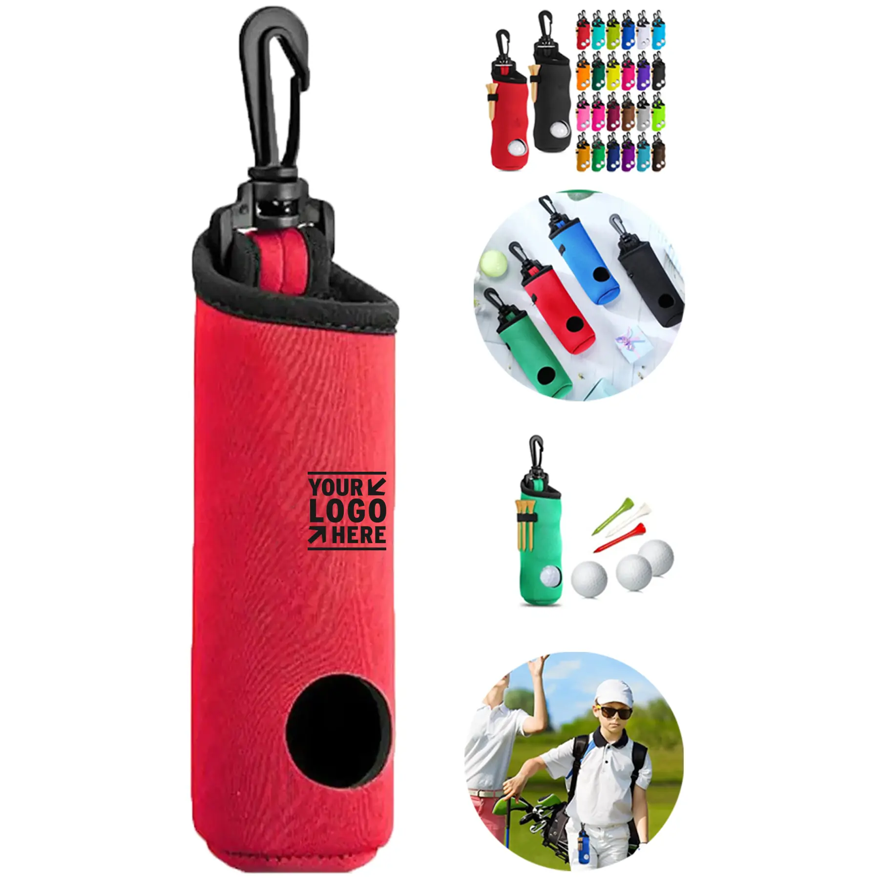 Compact Golf Ball Carrier 2
