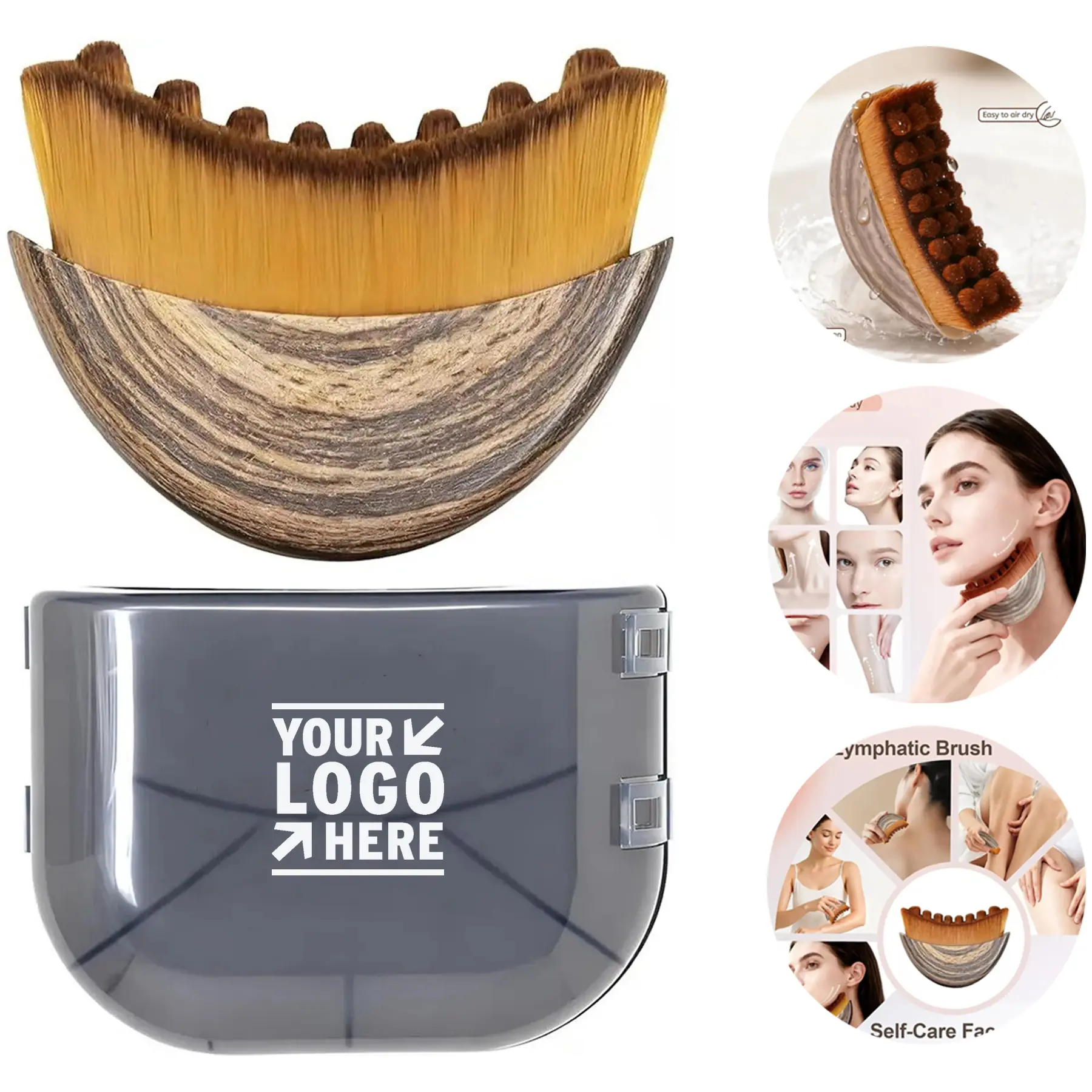 Gentle Facial Contour Massage Brush 2