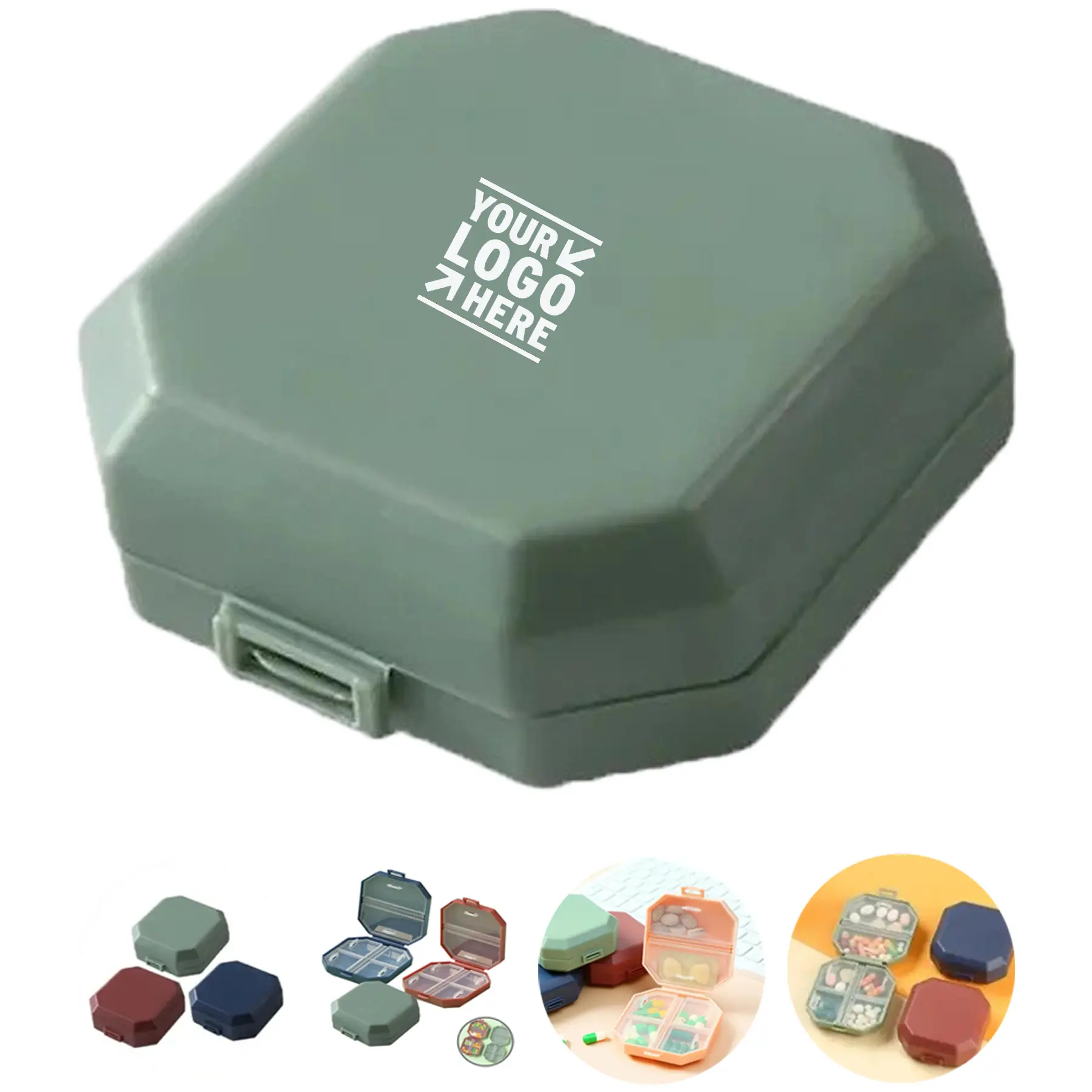 Compact Daily Pill Organizer 2