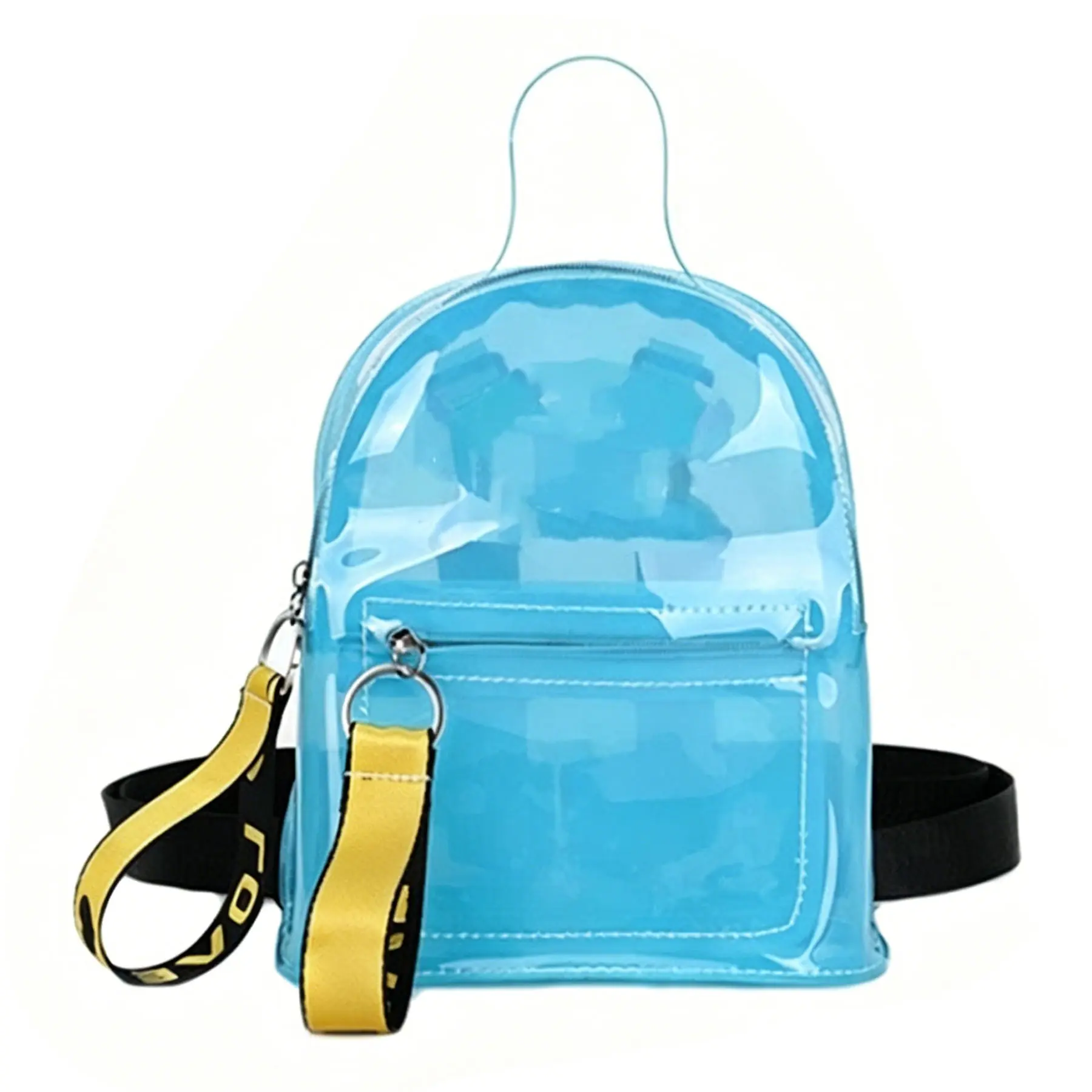 Clear Water-Resistant PVC Backpack