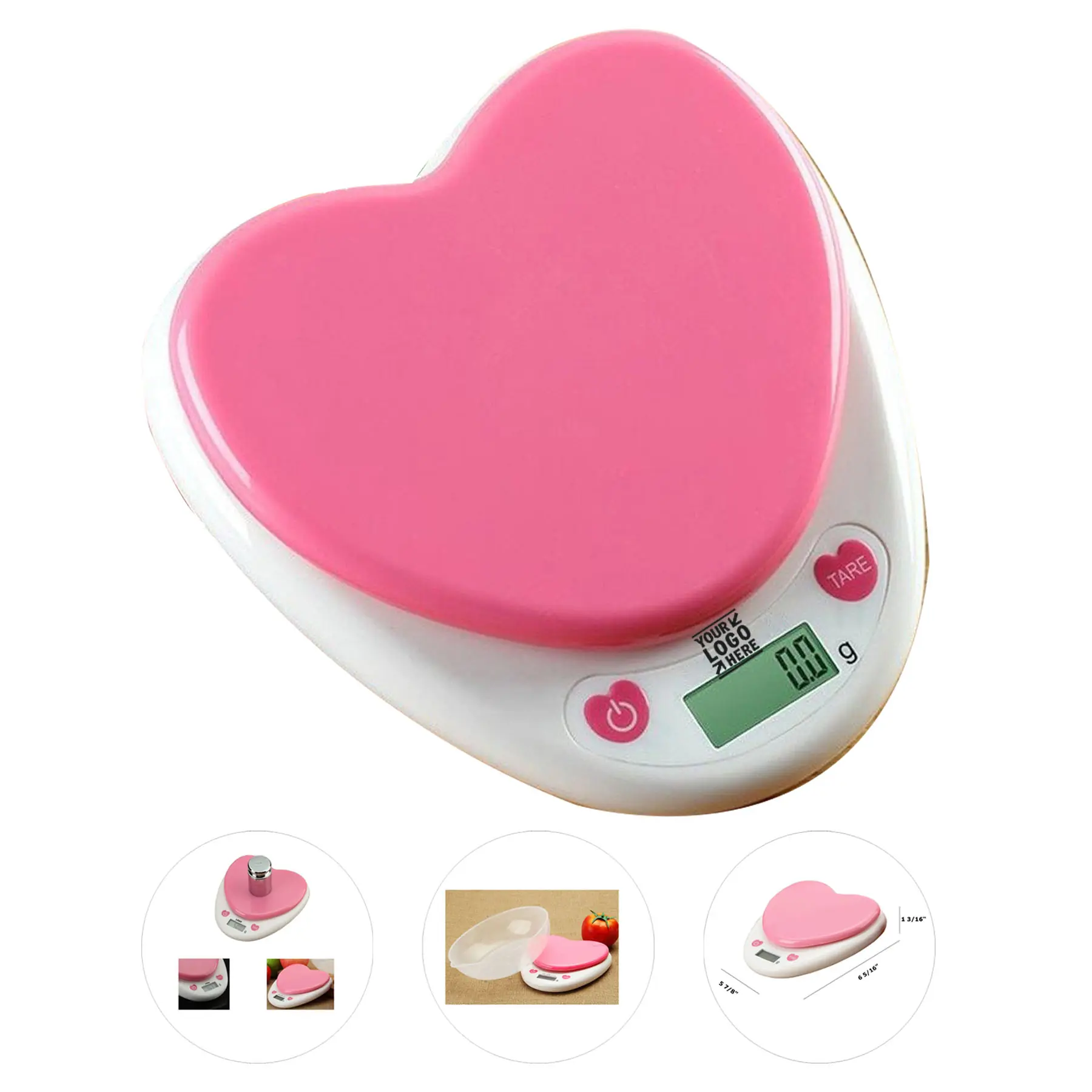 Heart-Shaped Kitchen Food Scale 2