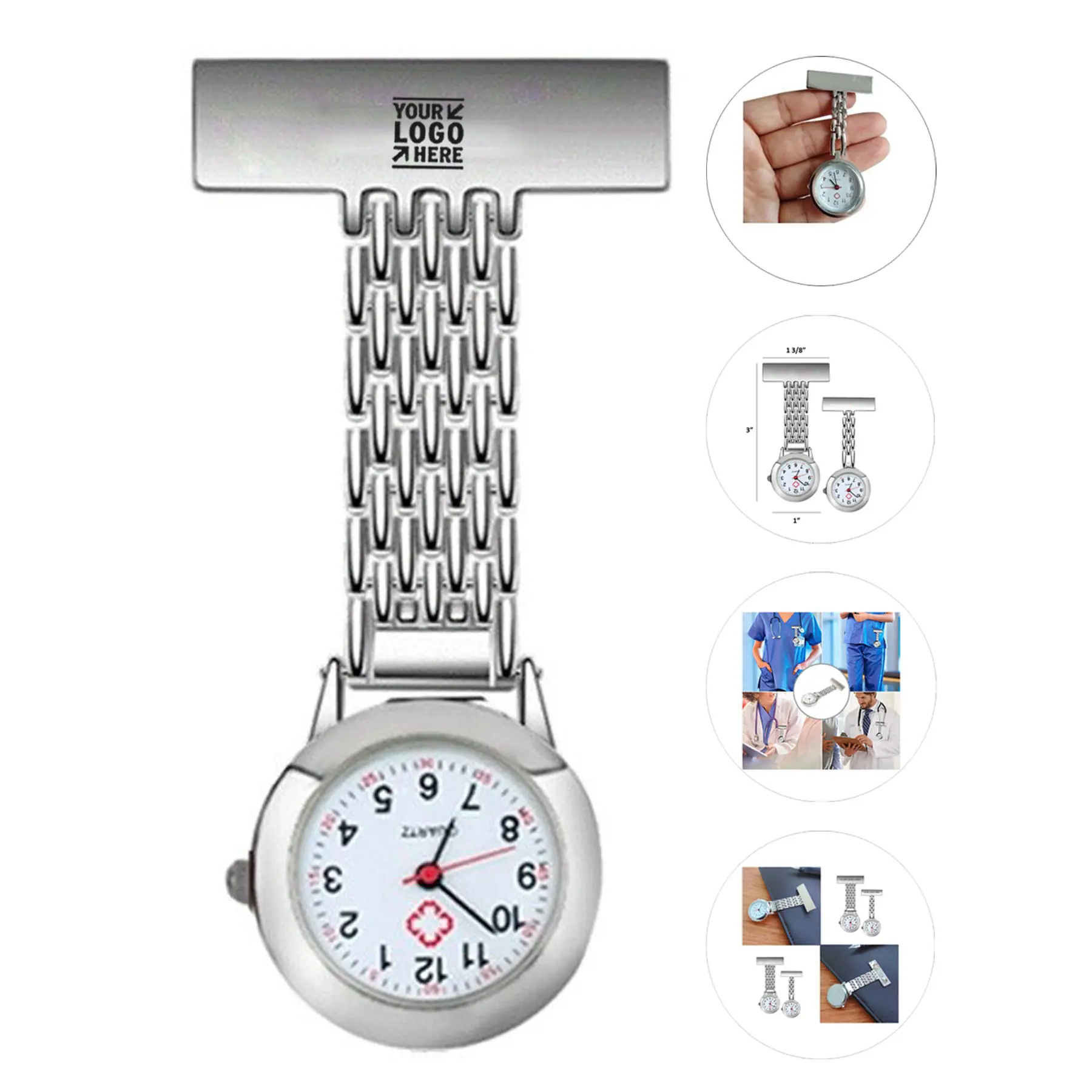 Professional Clip-On Timepiece 2