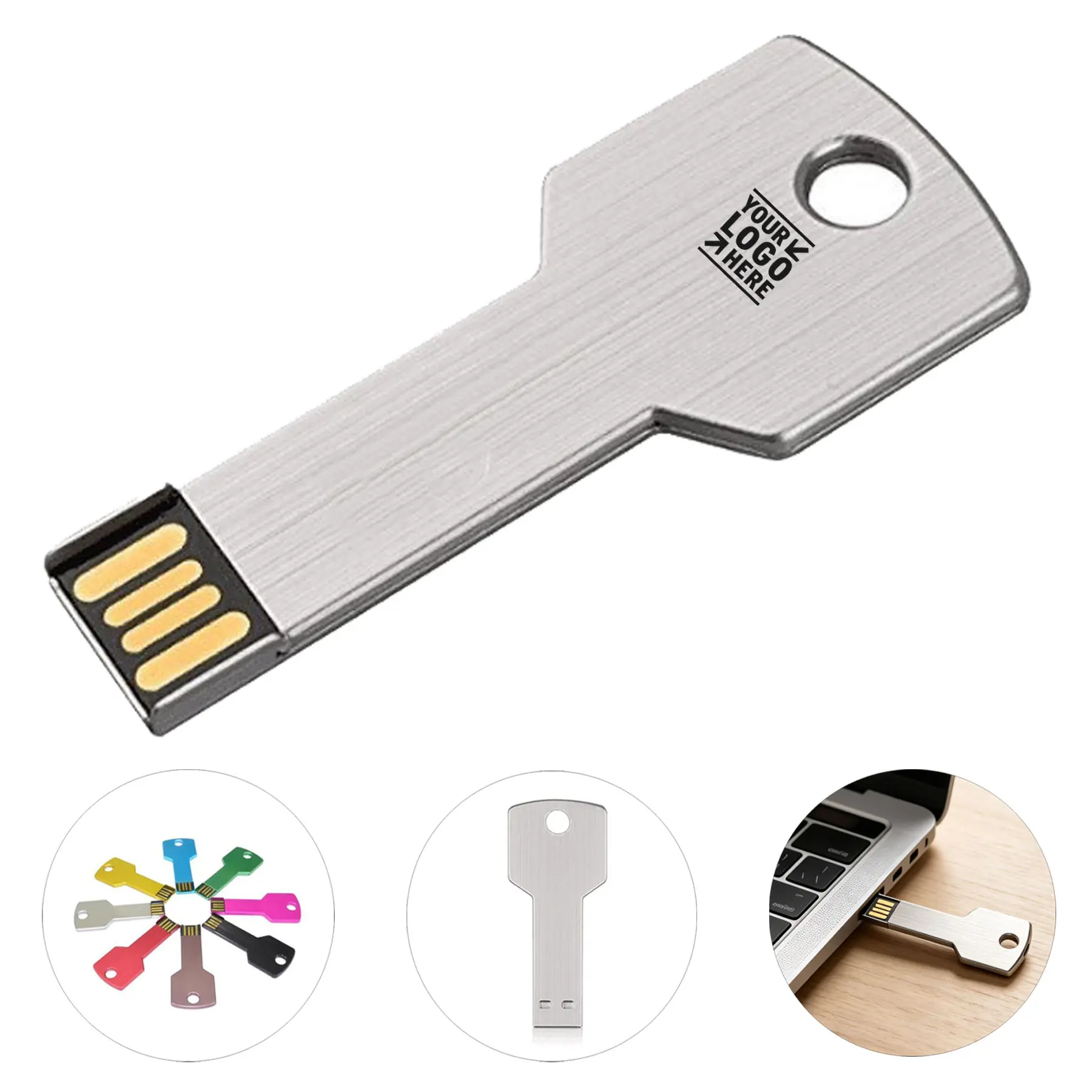 Compact Key-Shaped USB Storage 2