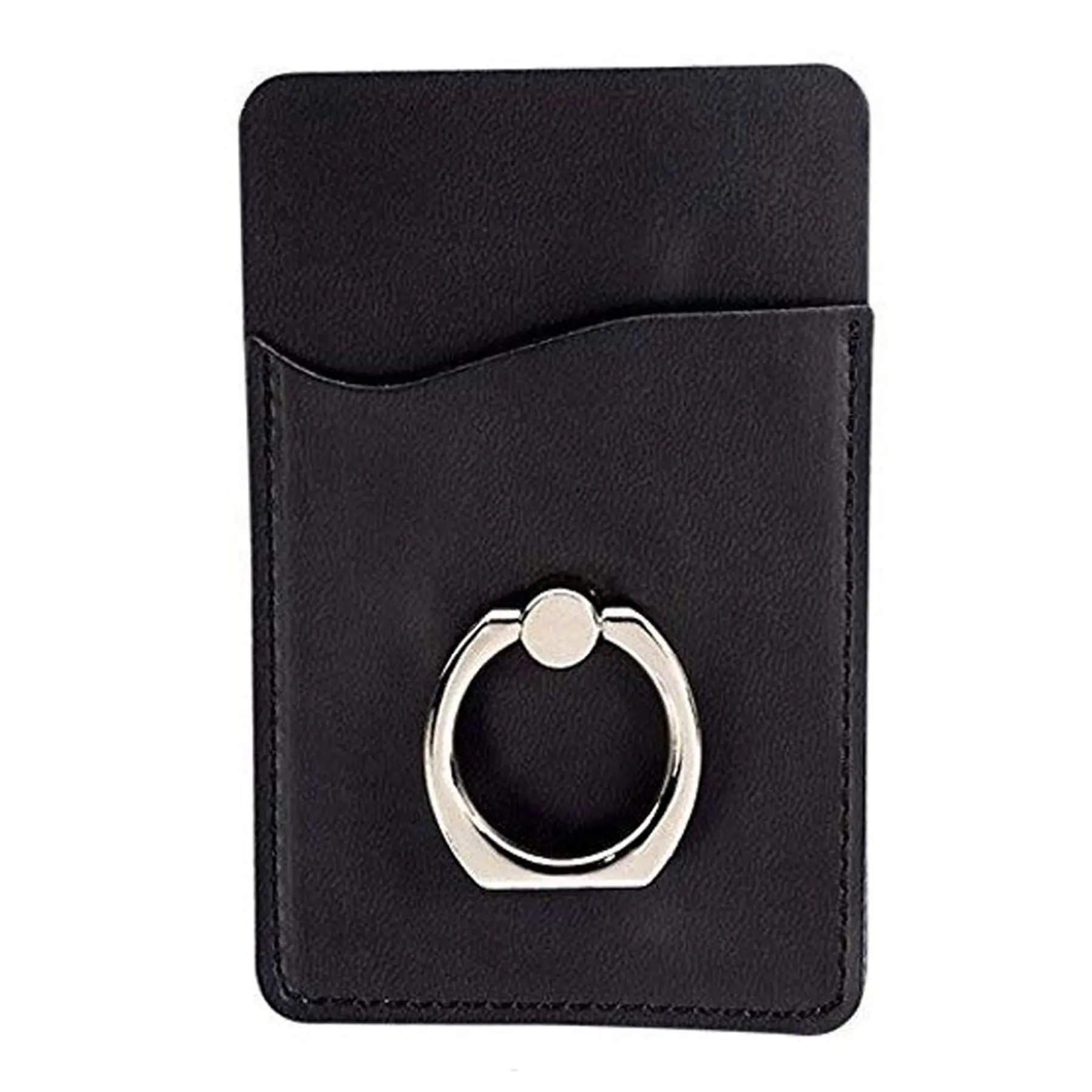 Leather Phone Wallet with Ring Holder