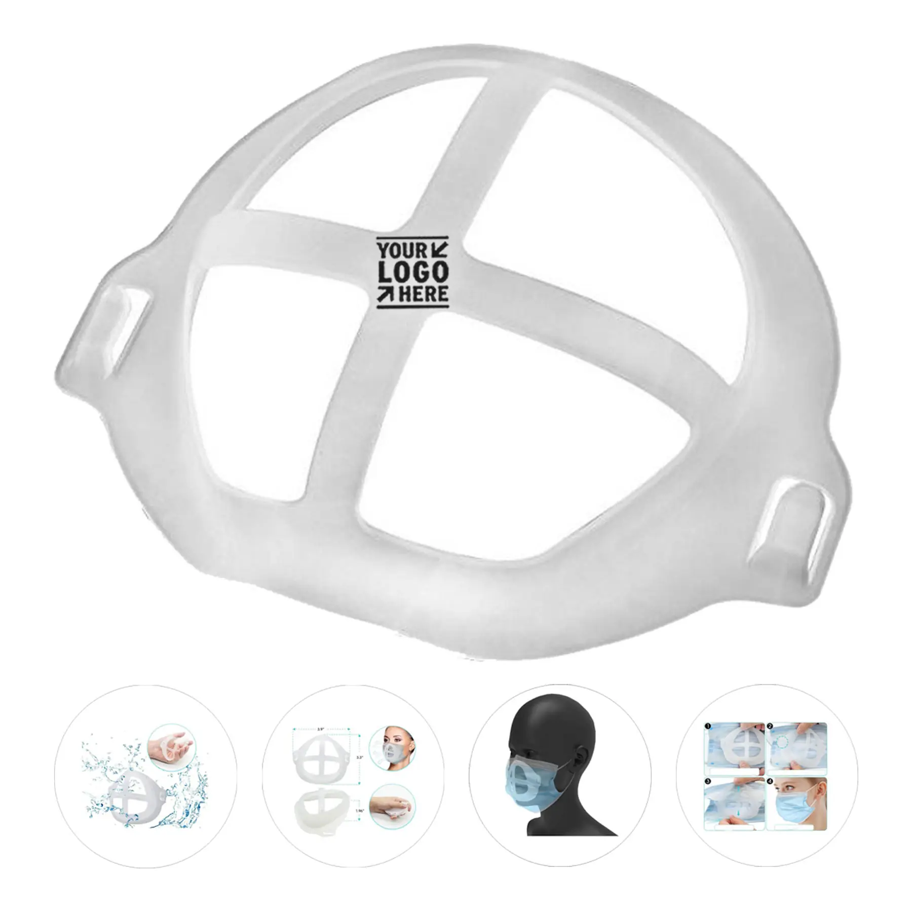 Reusable Face Mask Support Frame 2