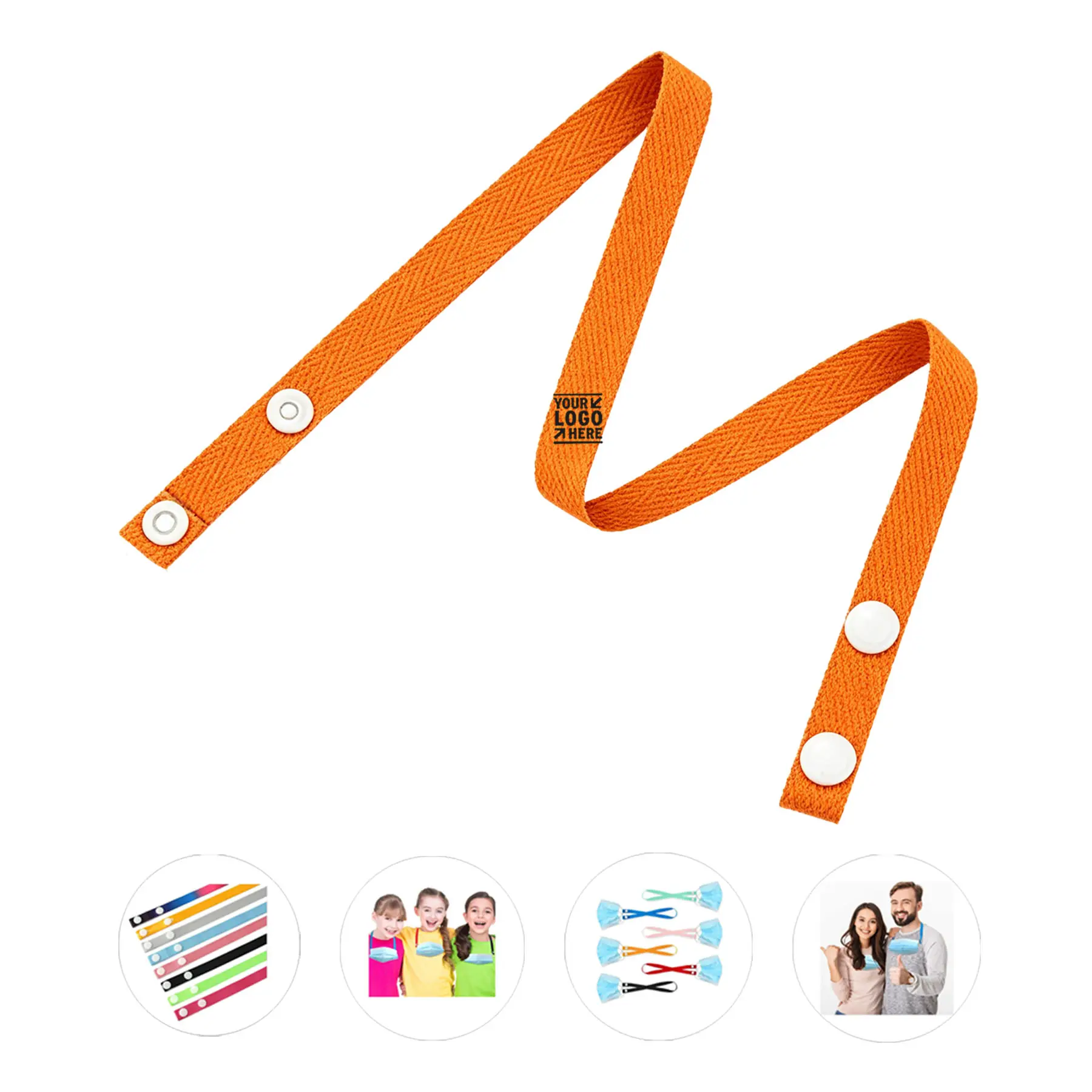 Adjustable Mask Strap with Quick-Release Clip 2