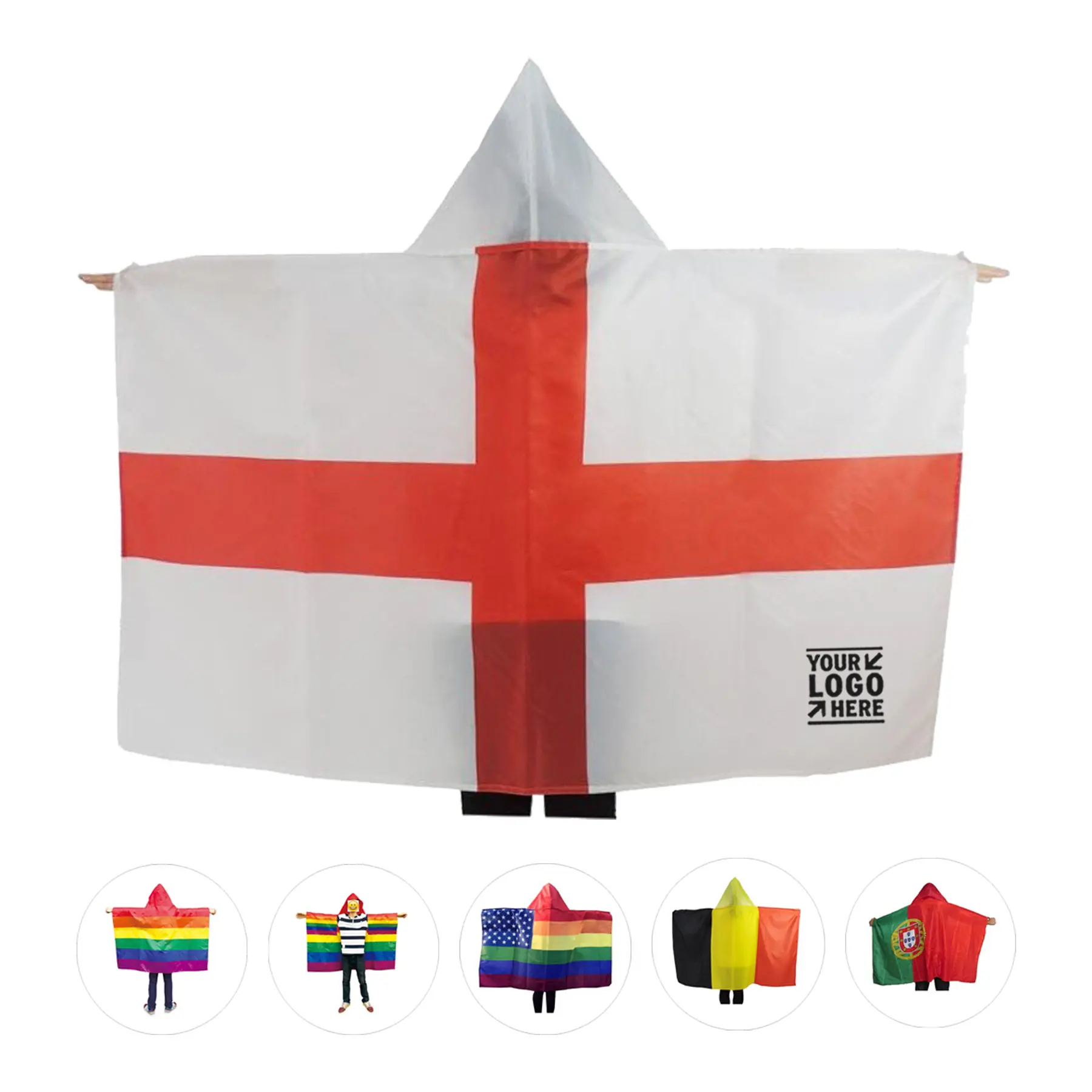 Patriotic Hooded Cape 2