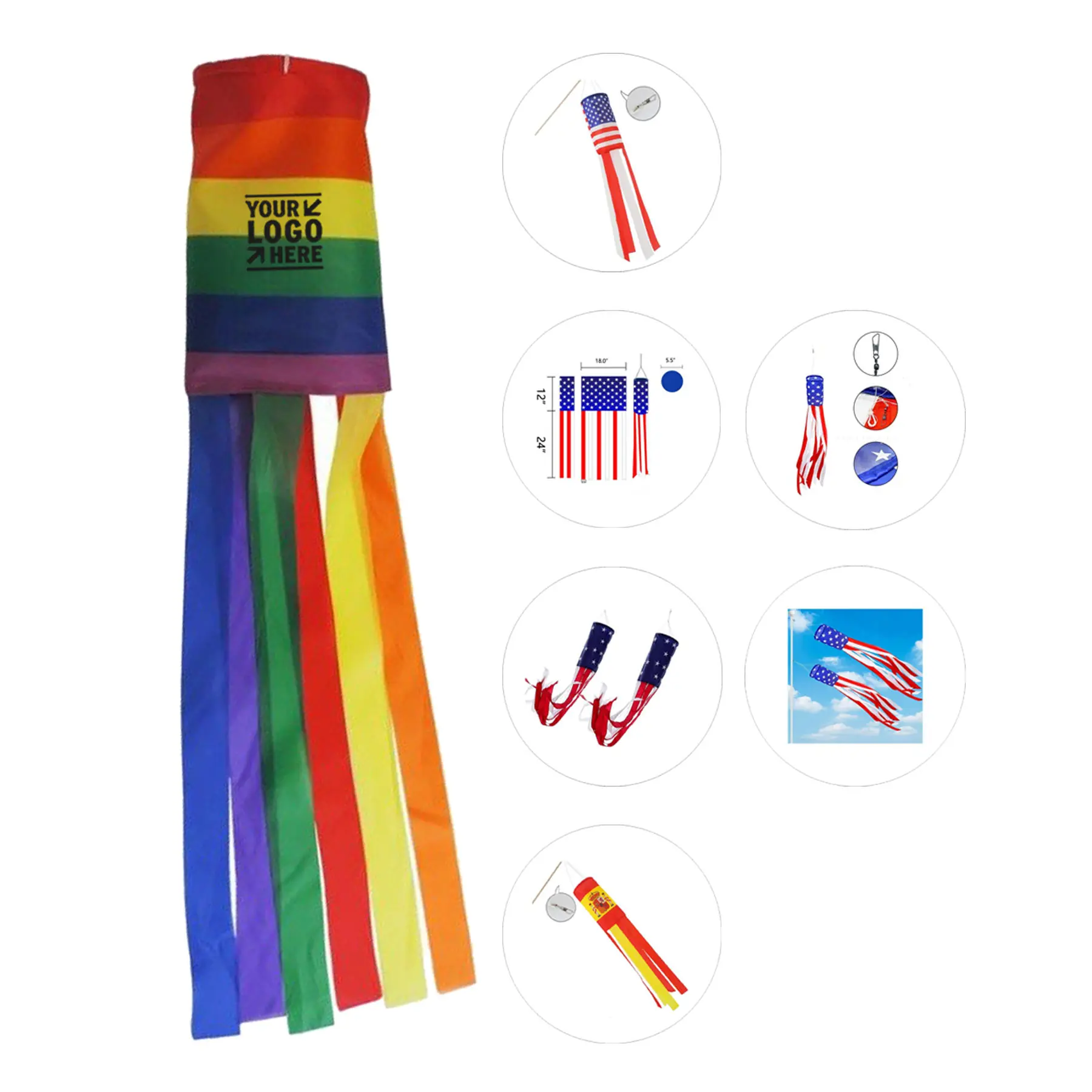 Patriotic Wind Sock 2