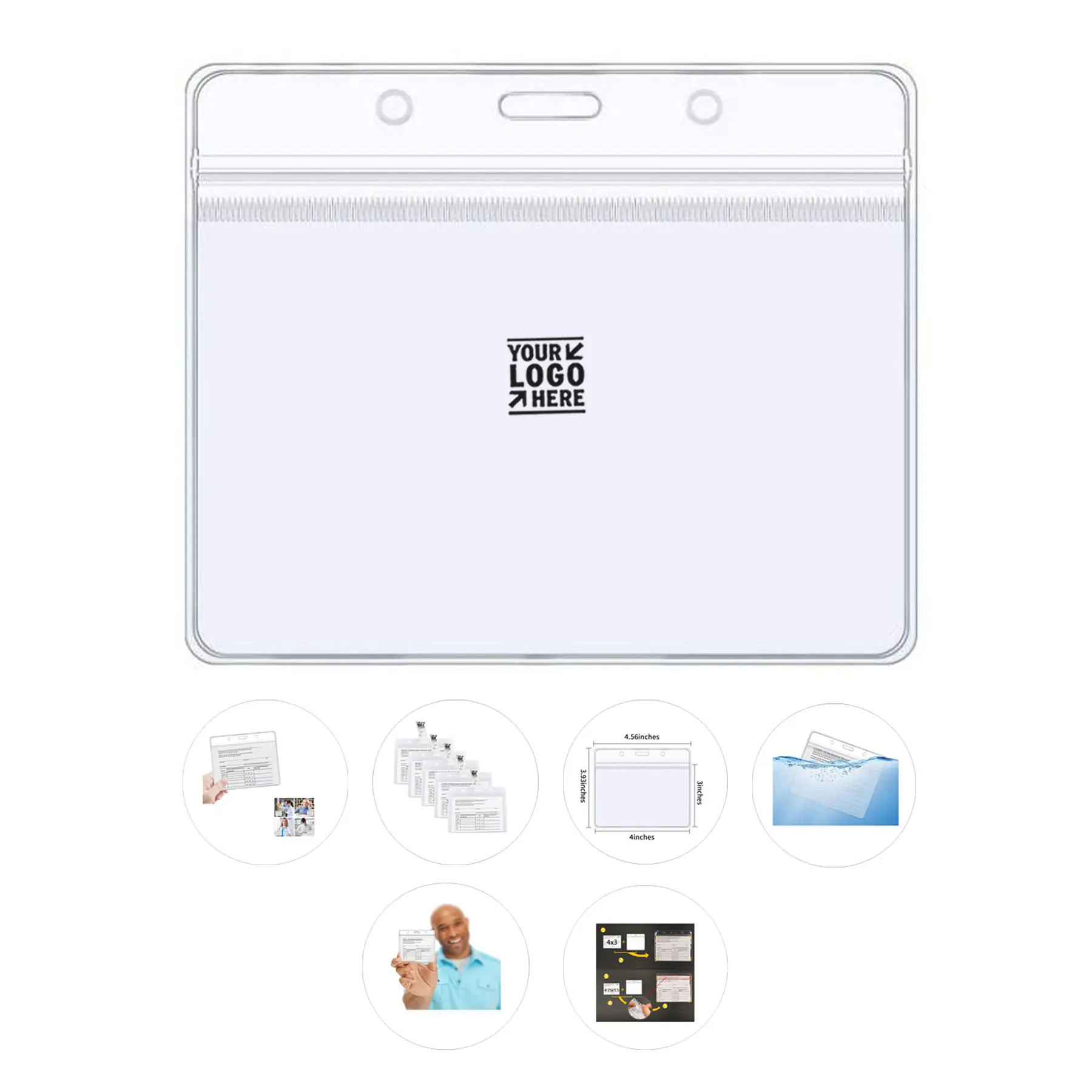Clear Health Card Protector 2